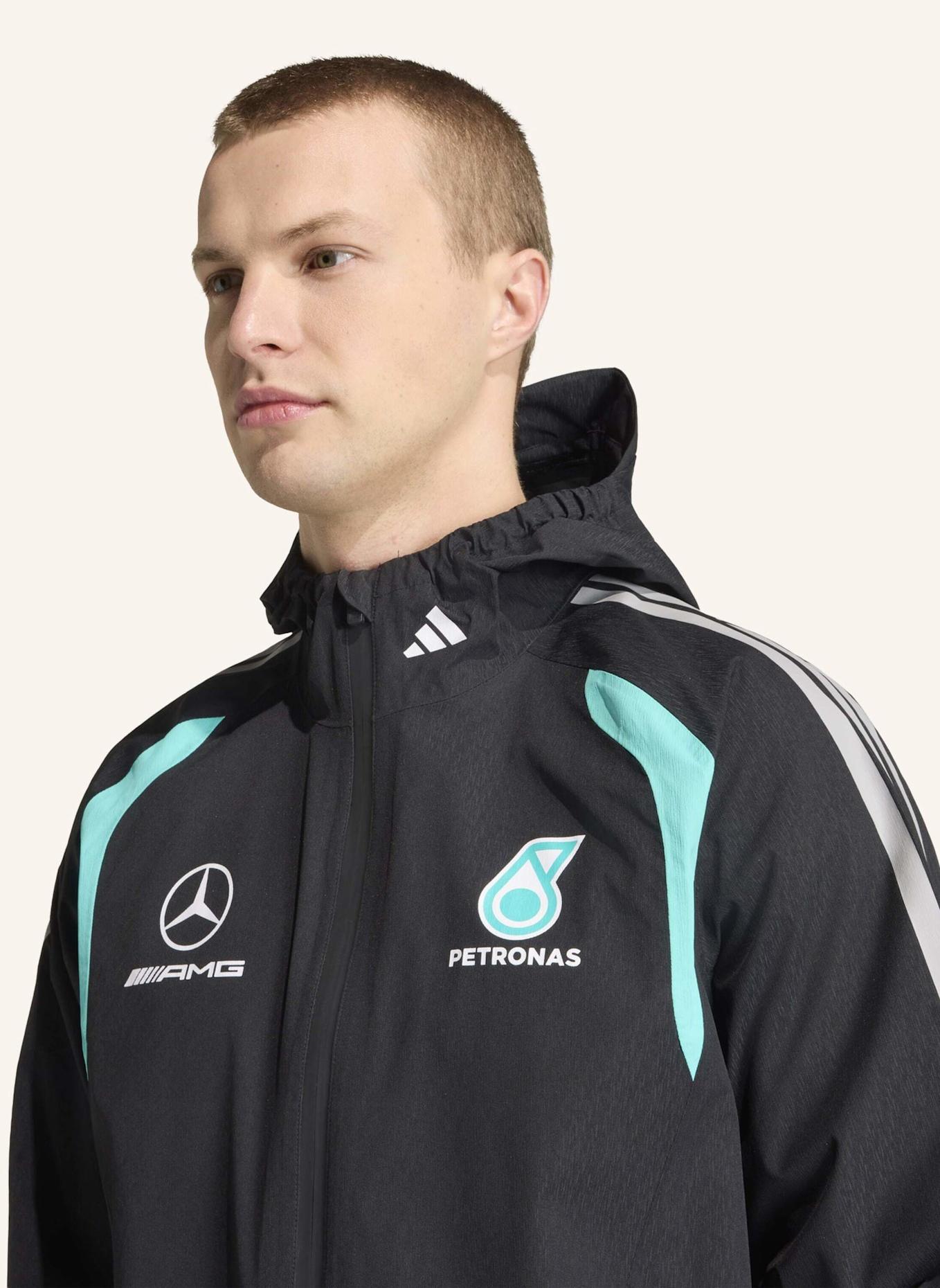 adidas MERCEDES - AMG PETRONAS FORMEL 1 TEAM MECHANICS REGENJACKE: SCHWARZ