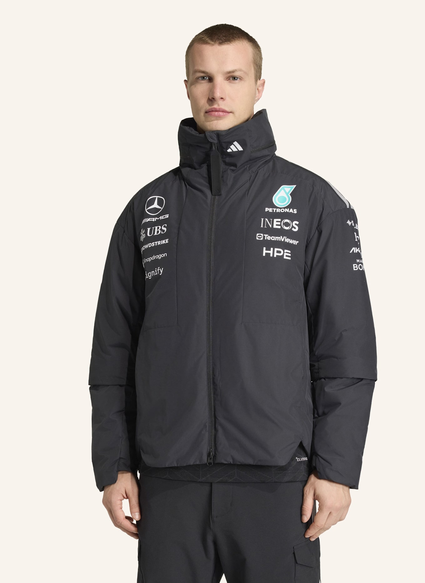 adidas MERCEDES - AMG PETRONAS FORMULA 1 TEAM ENGINEERS JACKE: SCHWARZ