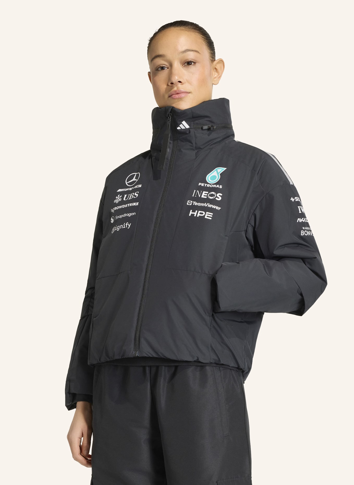 adidas MERCEDES - AMG PETRONAS FORMULA 1 TEAM ENGINEERS JACKE: SCHWARZ