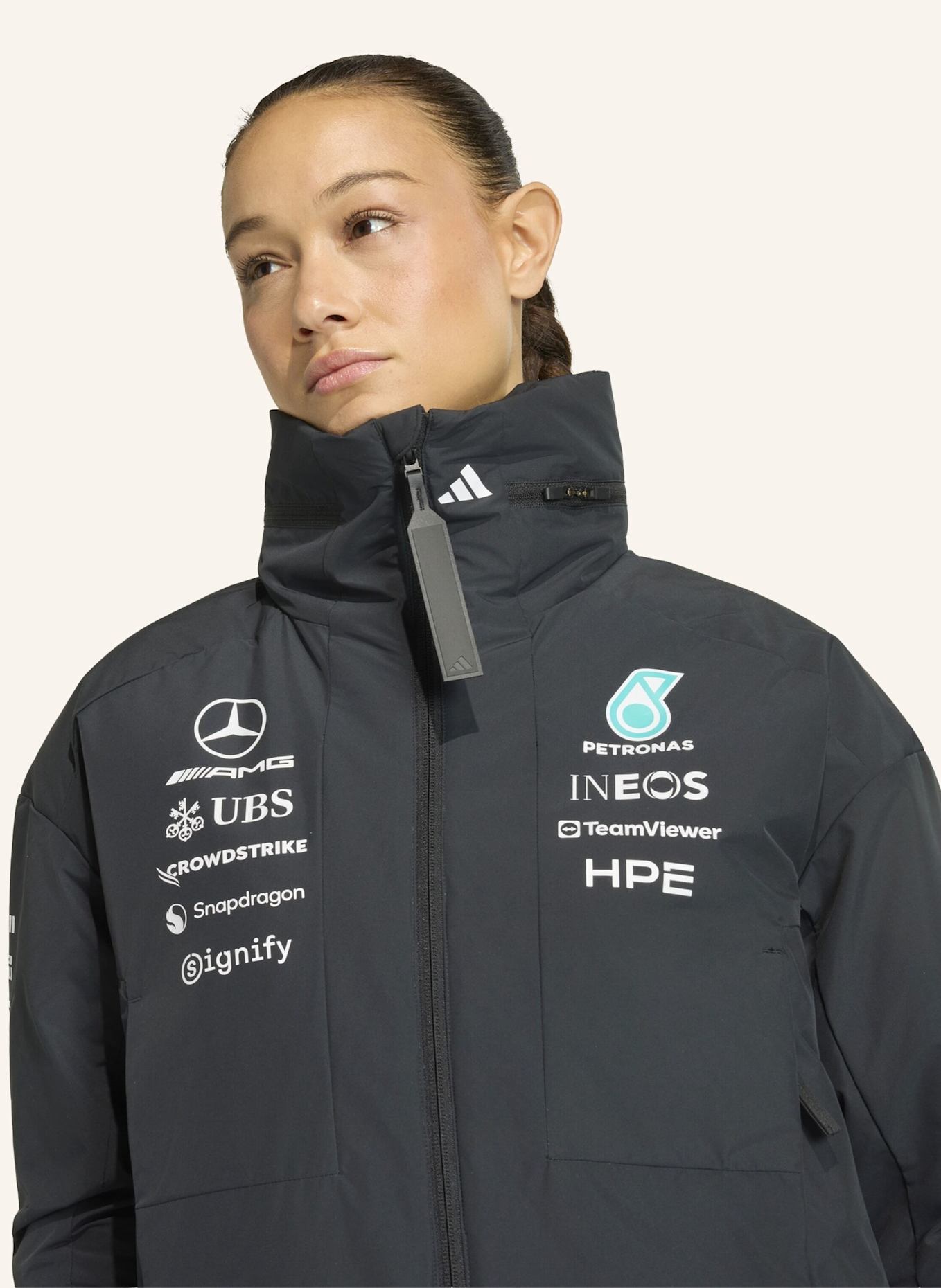 adidas MERCEDES - AMG PETRONAS FORMULA 1 TEAM ENGINEERS JACKE: SCHWARZ