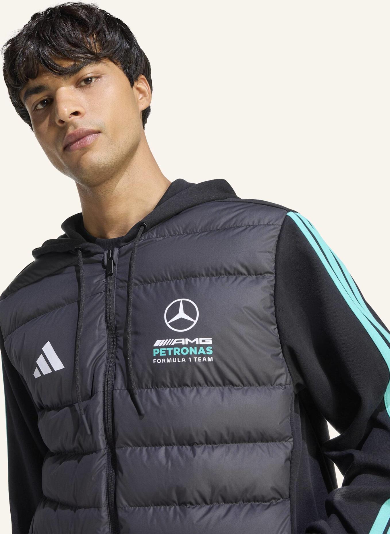 adidas MERCEDES - AMG PETRONAS FORMULA 1 TEAM DNA PUFFER JACKE: SCHWARZ