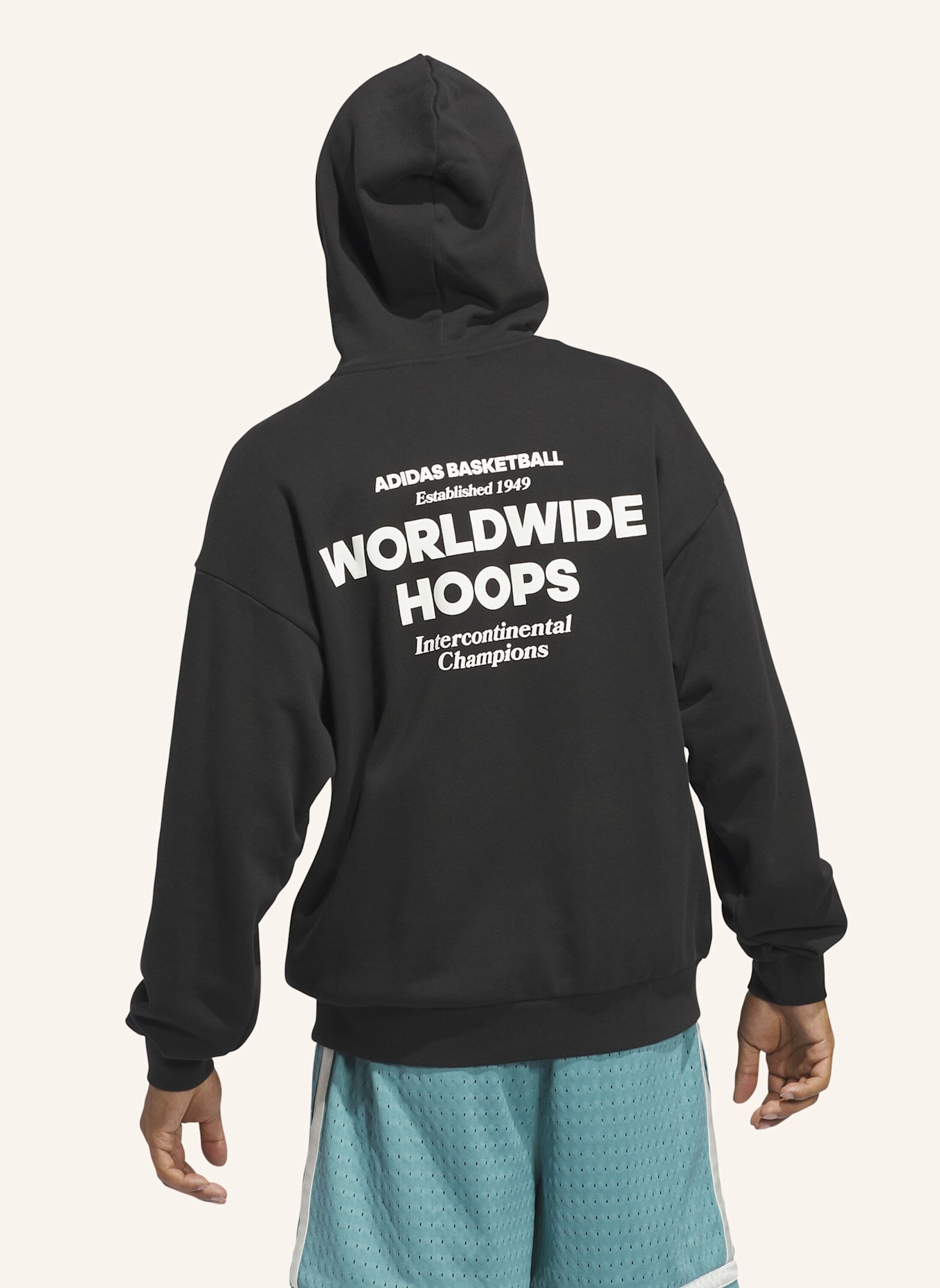 adidas Originals ADI SPORT DESIGN ATHLETE GFX HOODIE: SCHWARZ