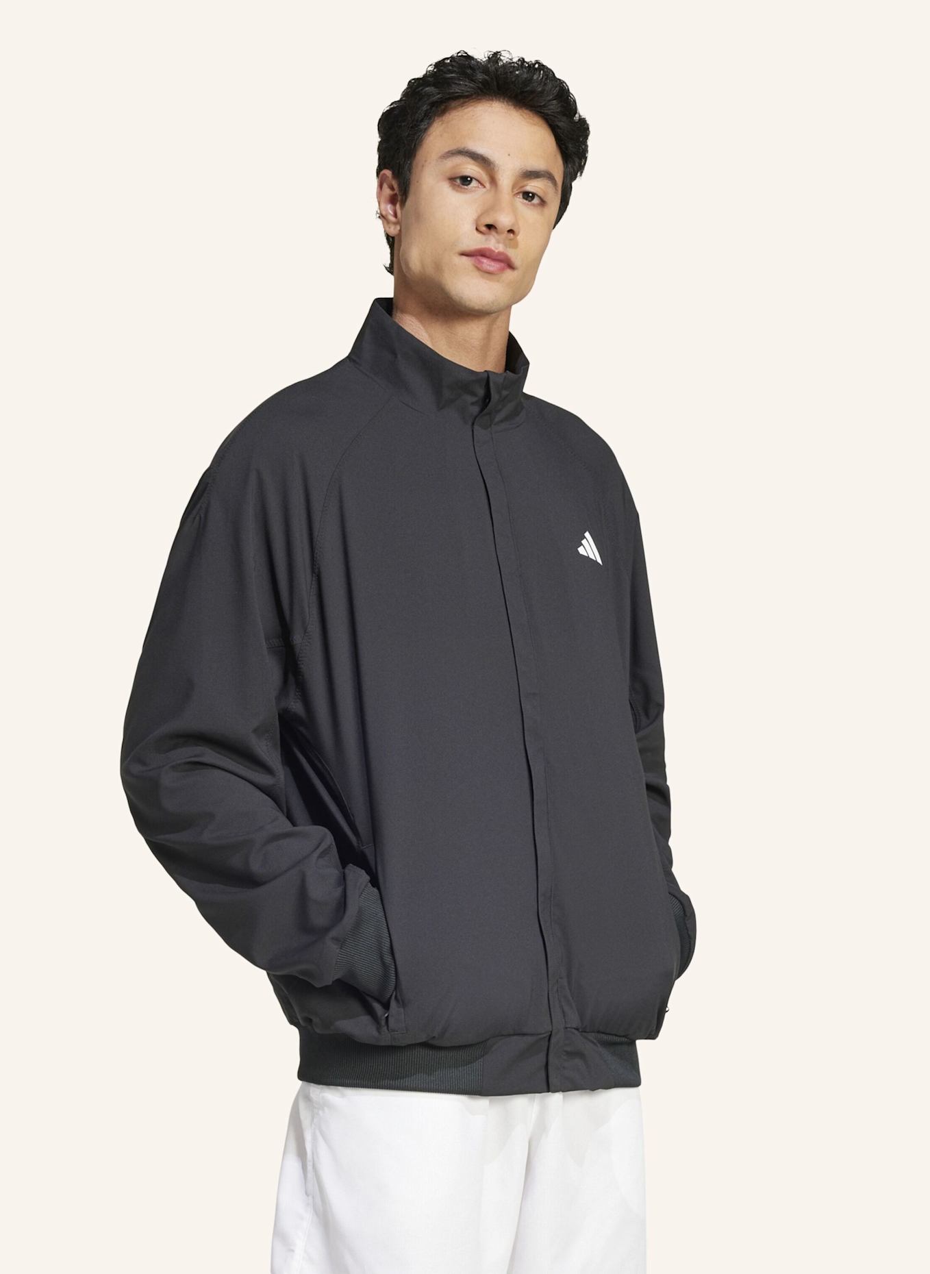 adidas WALK-ON TENNISJACKE: SCHWARZ