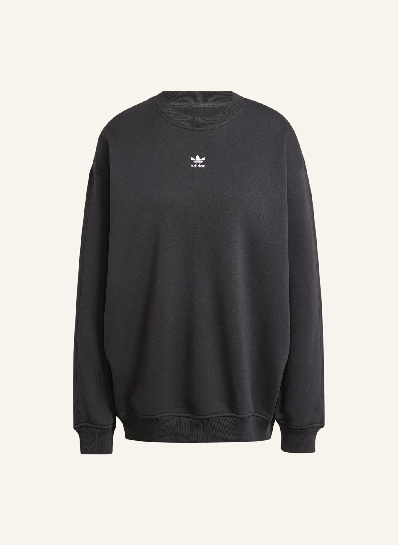 adidas Originals ESSENTIALS LONG OVERSIZED SWEATSHIRT: SCHWARZ
