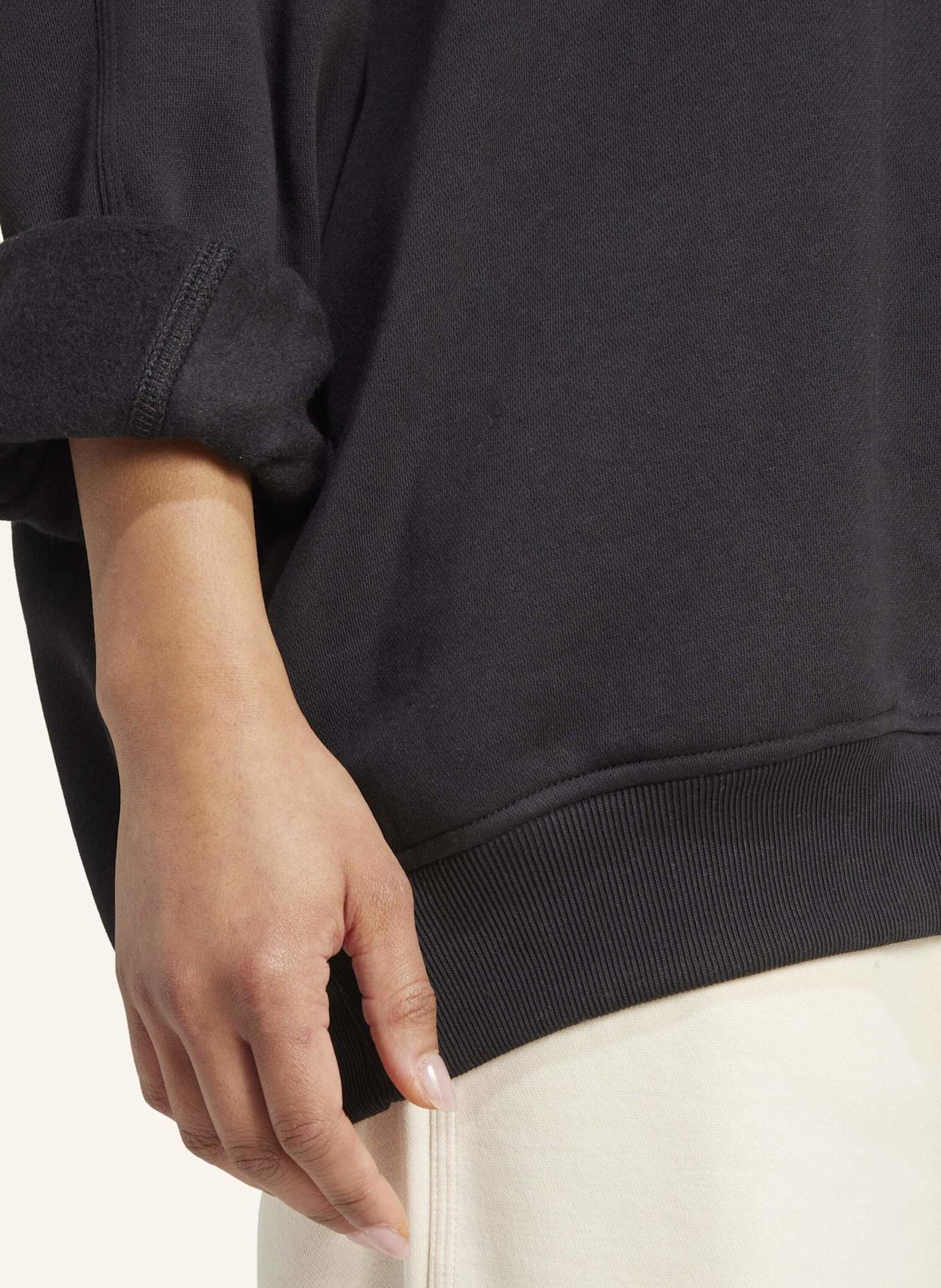 adidas Originals ESSENTIALS LONG OVERSIZED SWEATSHIRT: SCHWARZ