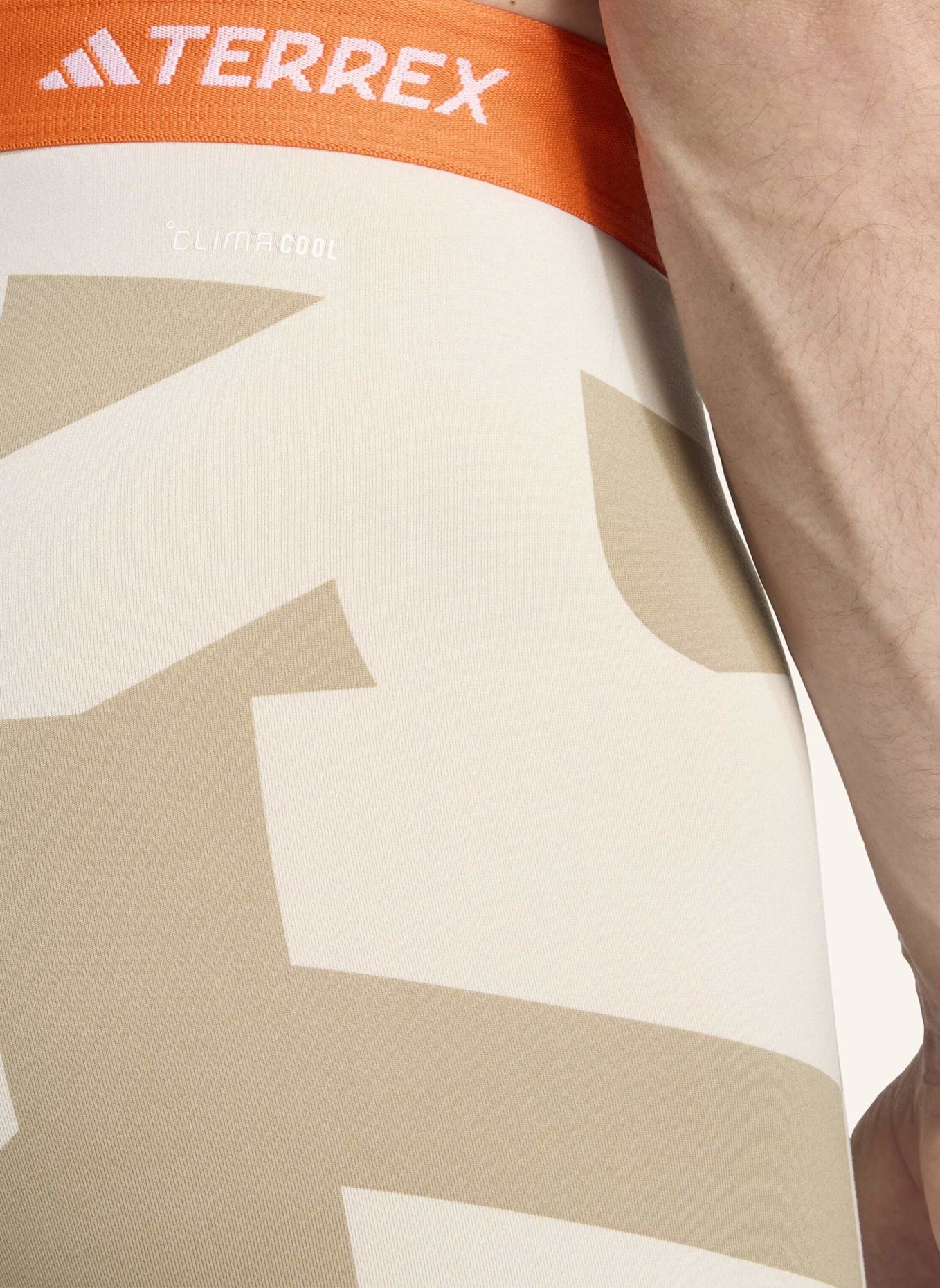 adidas TERREX MULTI SYNTHETIC BASE LAYER LEGGINGS: BEIGE