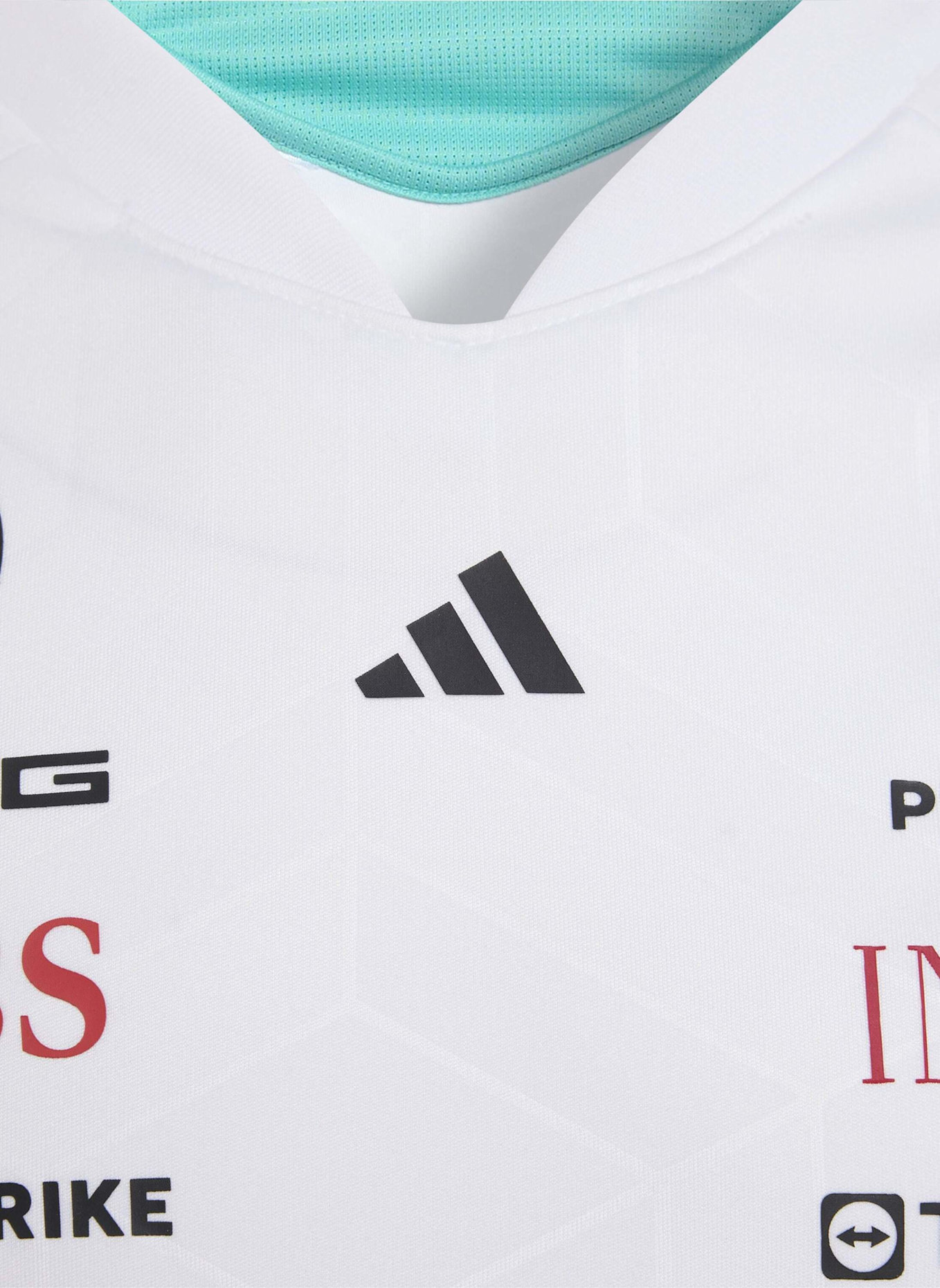 adidas MERCEDES-AMG PETRONAS FORMULA 1 TEAM FAHRERTRIKOT: WEISS