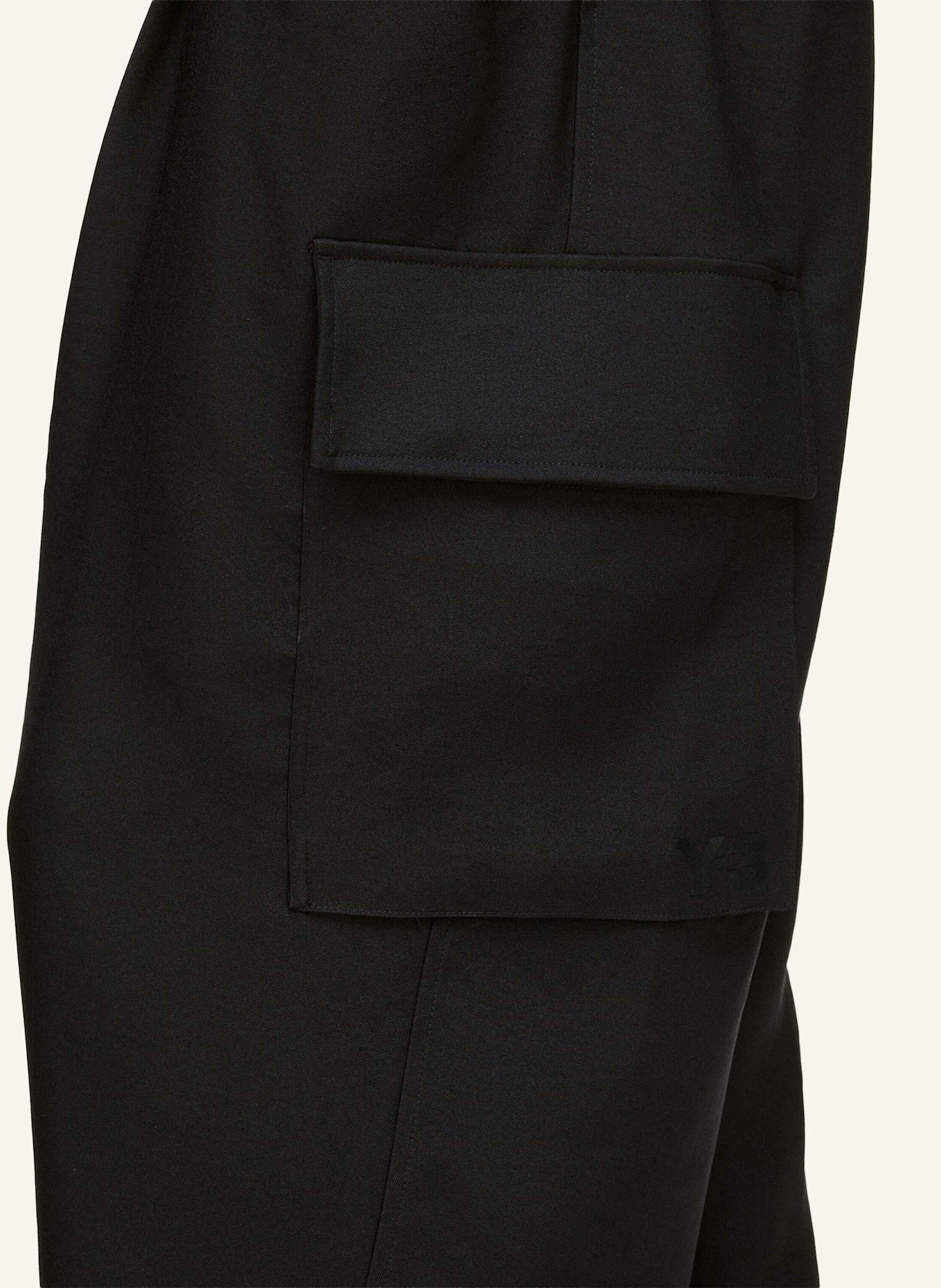 Y-3 Y-3 SPORT UNIFORM UT STRAIGHT LEG HOSE: SCHWARZ