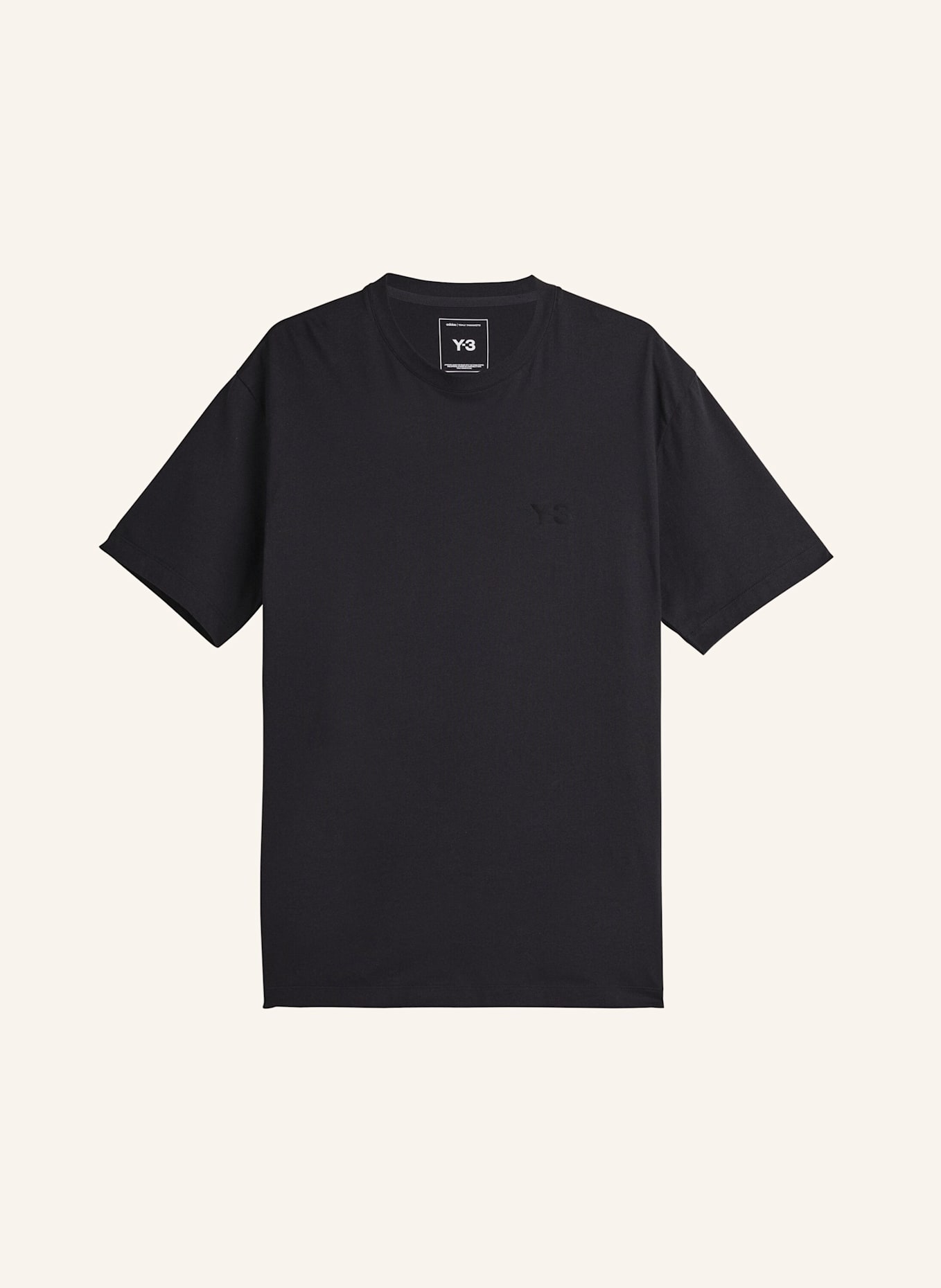 Y-3 Y-3 REGULAR T-SHIRT: SCHWARZ