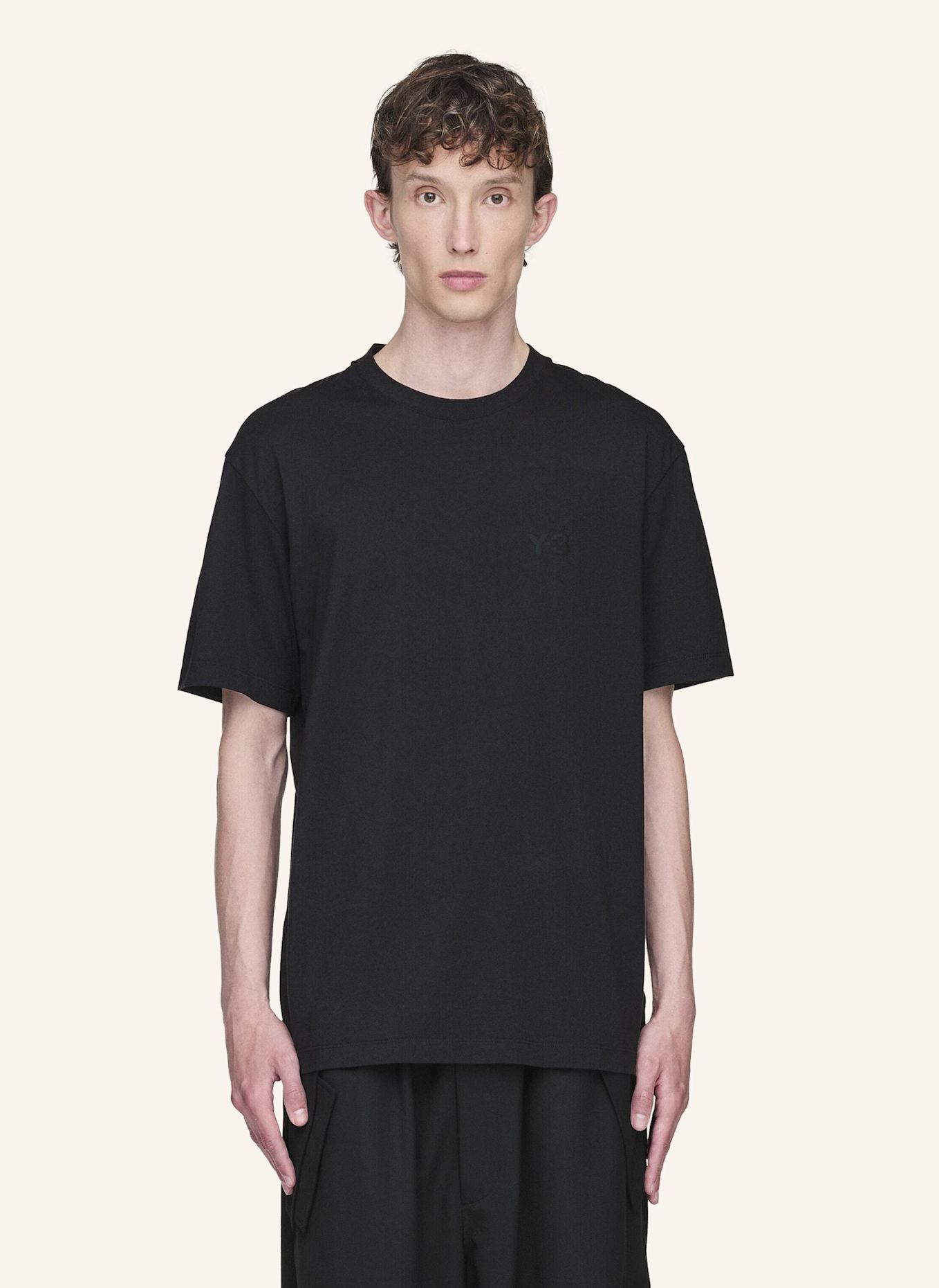 Y-3 Y-3 REGULAR T-SHIRT: SCHWARZ