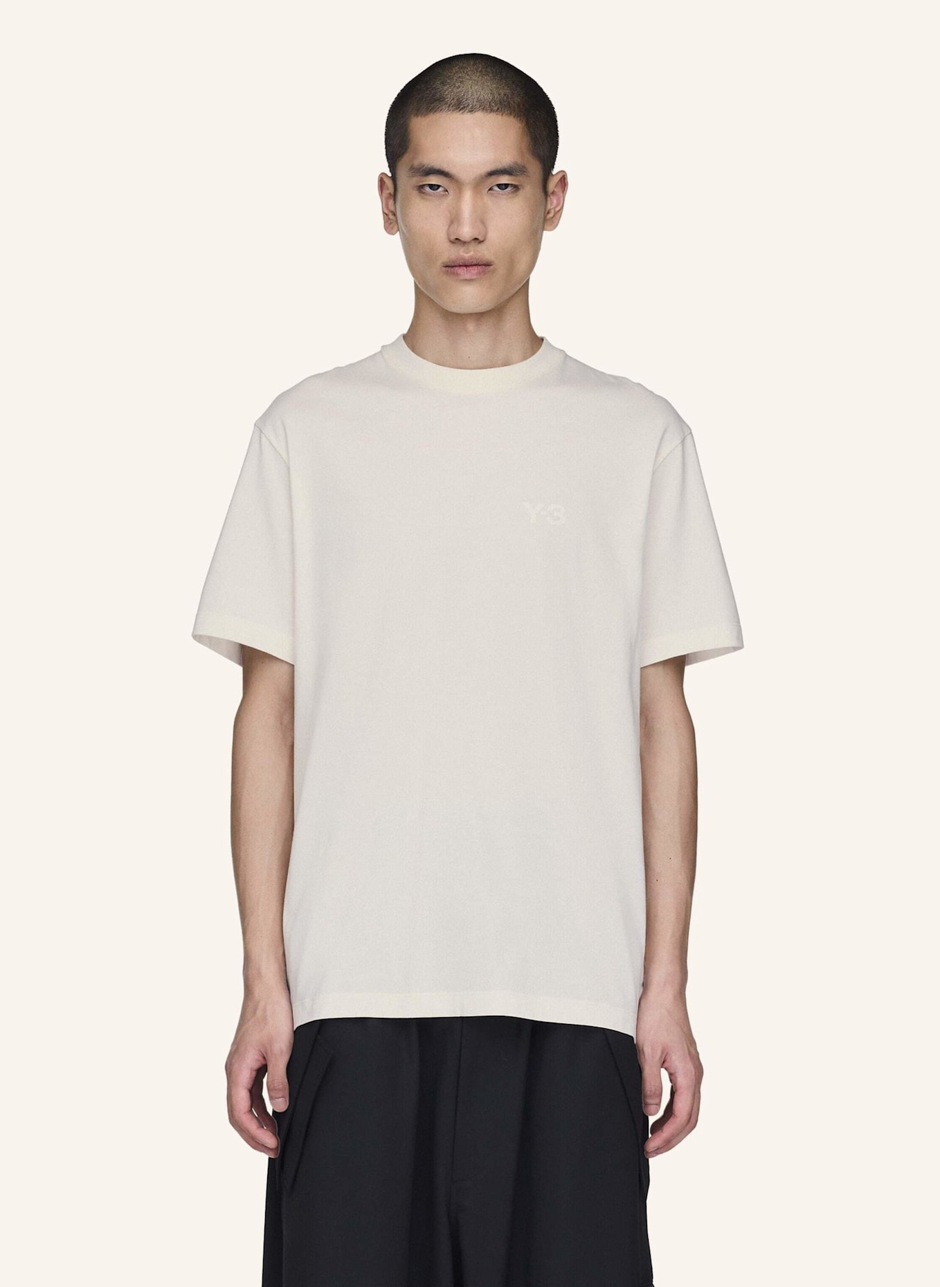 Y-3 Y-3 REGULAR T-SHIRT: WEISS