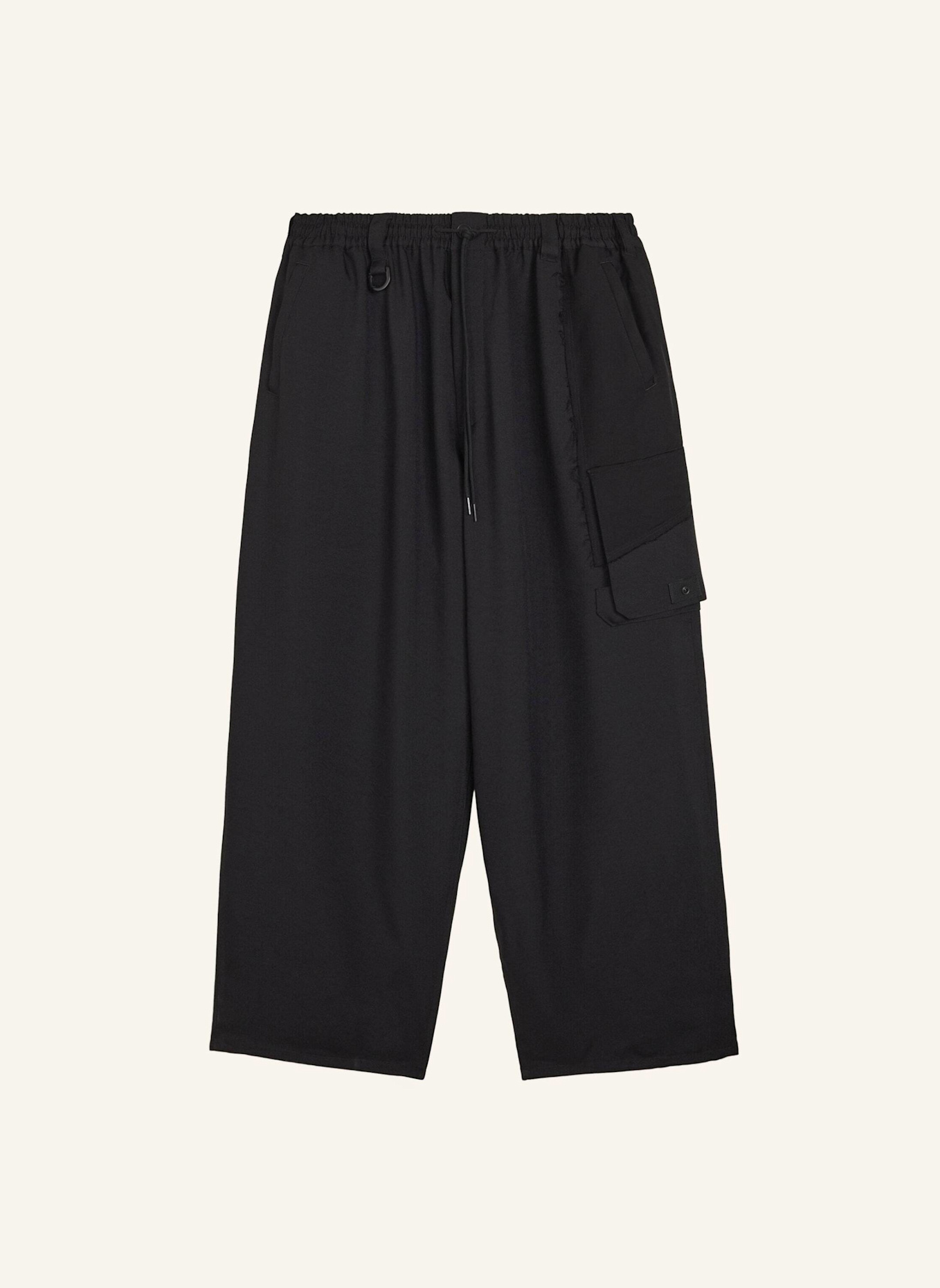 Y-3 Y-3 SPORT UNIFORM STRAIGHT PANTS: SCHWARZ