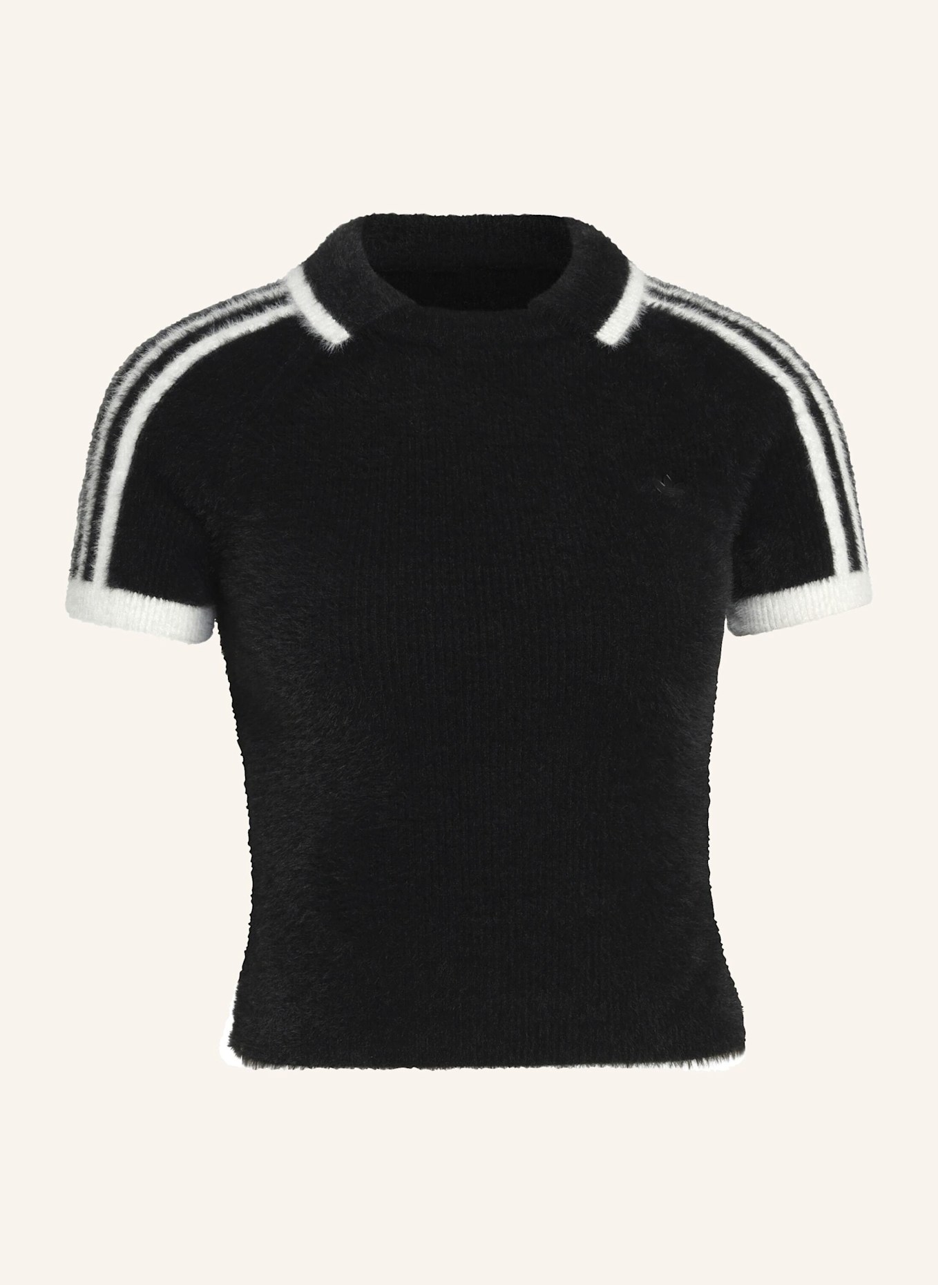 adidas Originals KNITTED CALI T-SHIRT: SCHWARZ