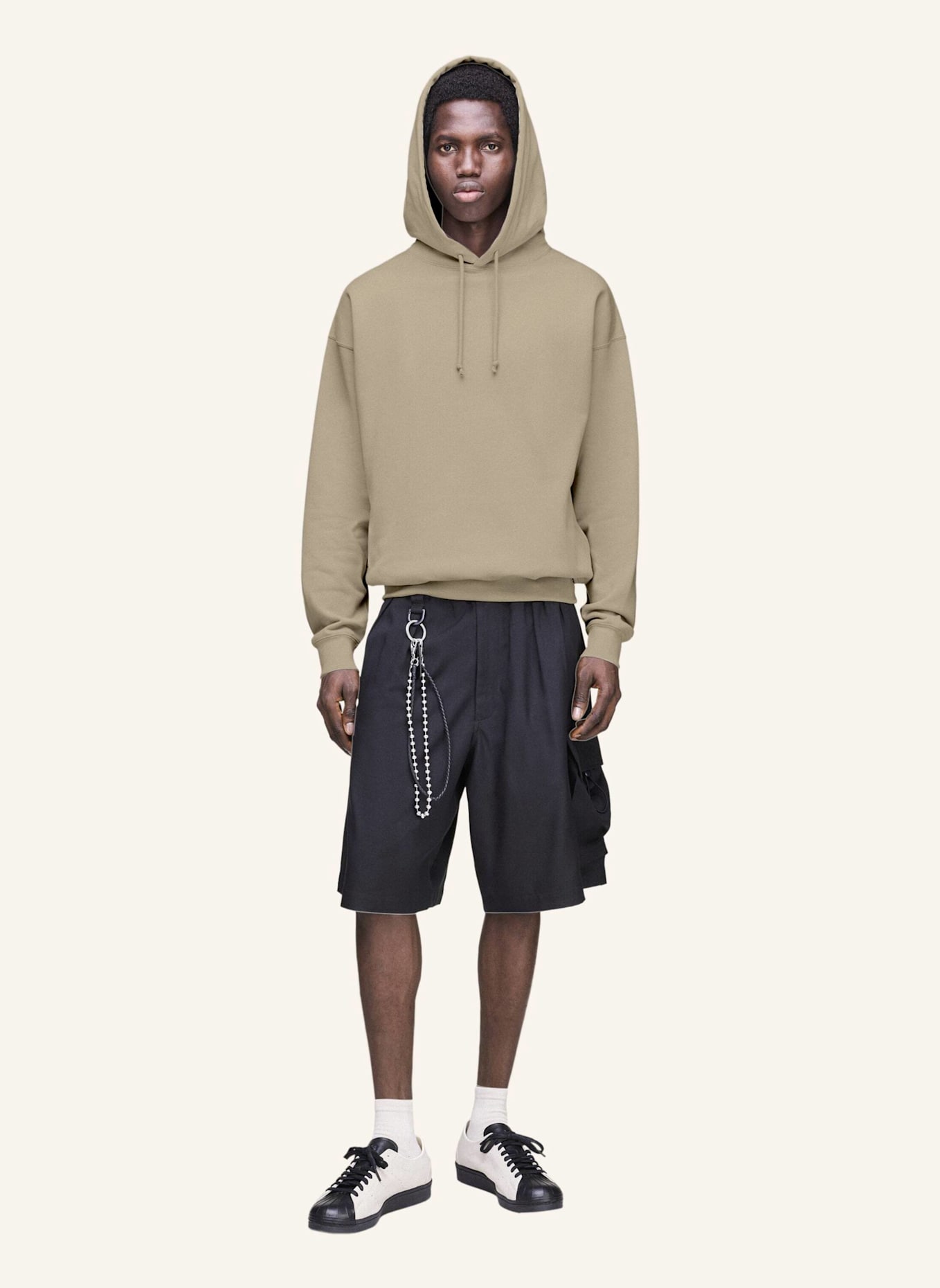 Y-3 Y-3 FT HOODIE: BRAUN