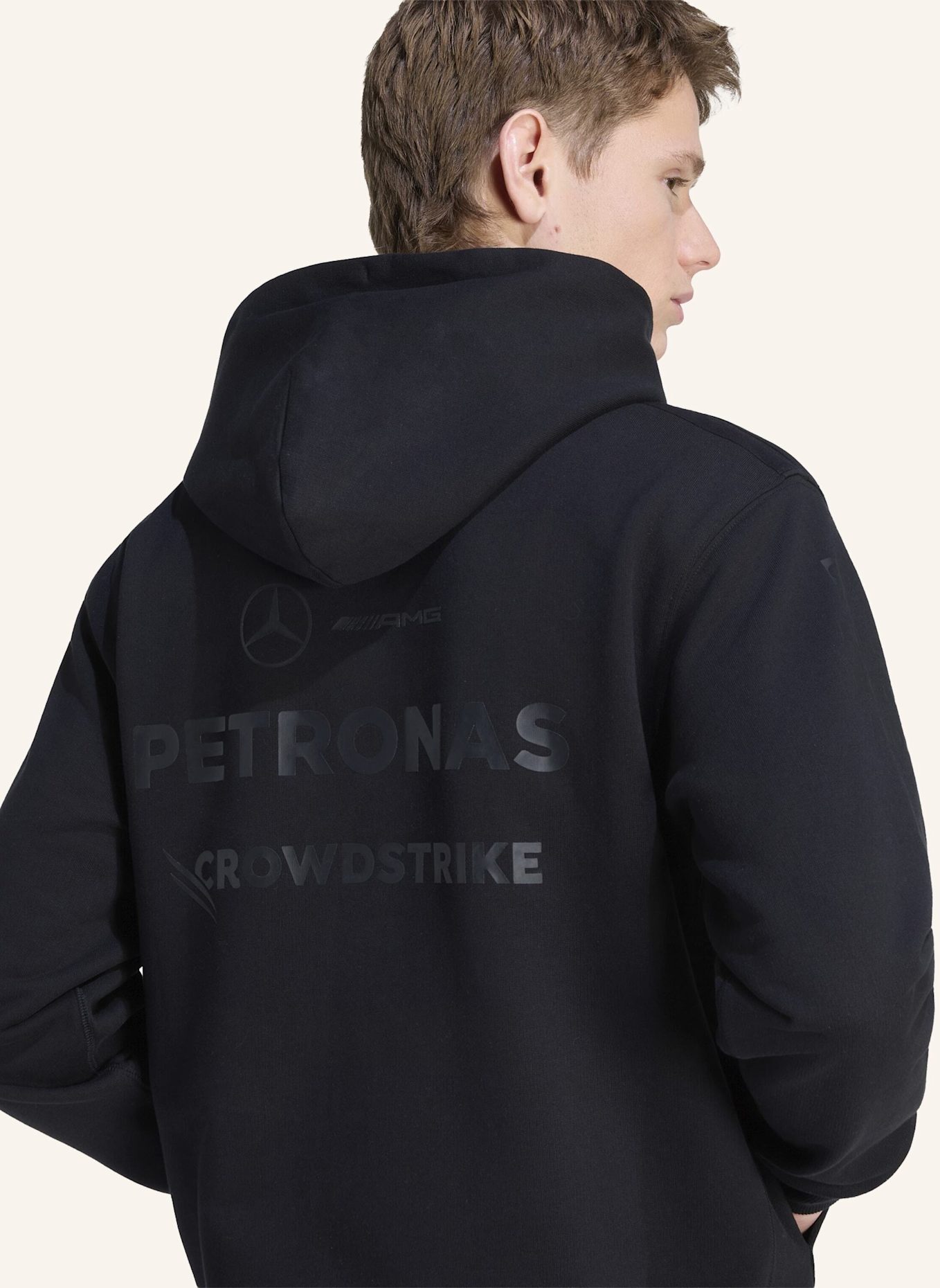 adidas MERCEDES - AMG PETRONAS FORMULA 1 TEAM NIGHT DRIVER HOODIE: SCHWARZ