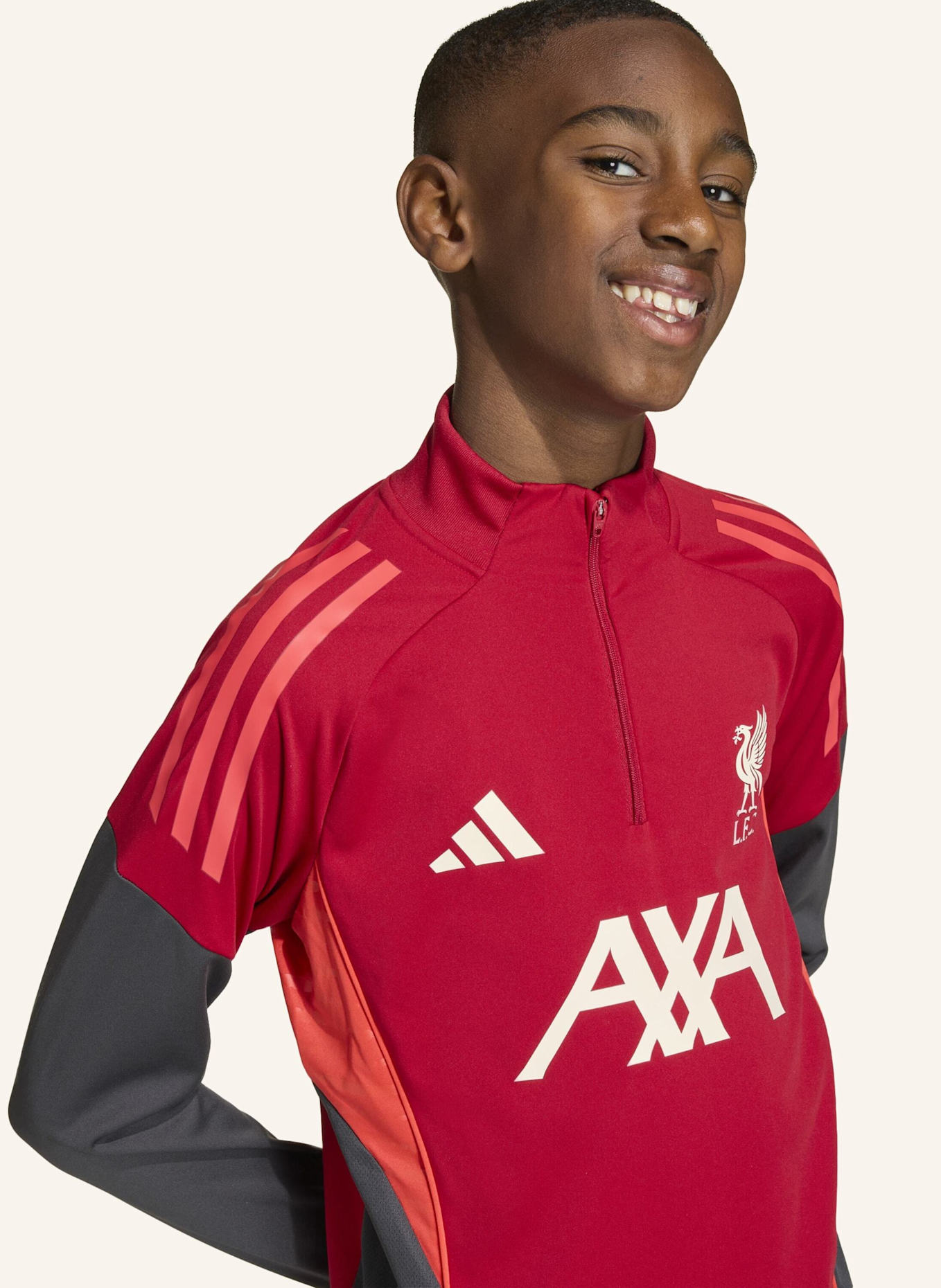 adidas LIVERPOOL FC TIRO 25 COMPETITION TRAININGSOBERTEIL KINDER: ROT