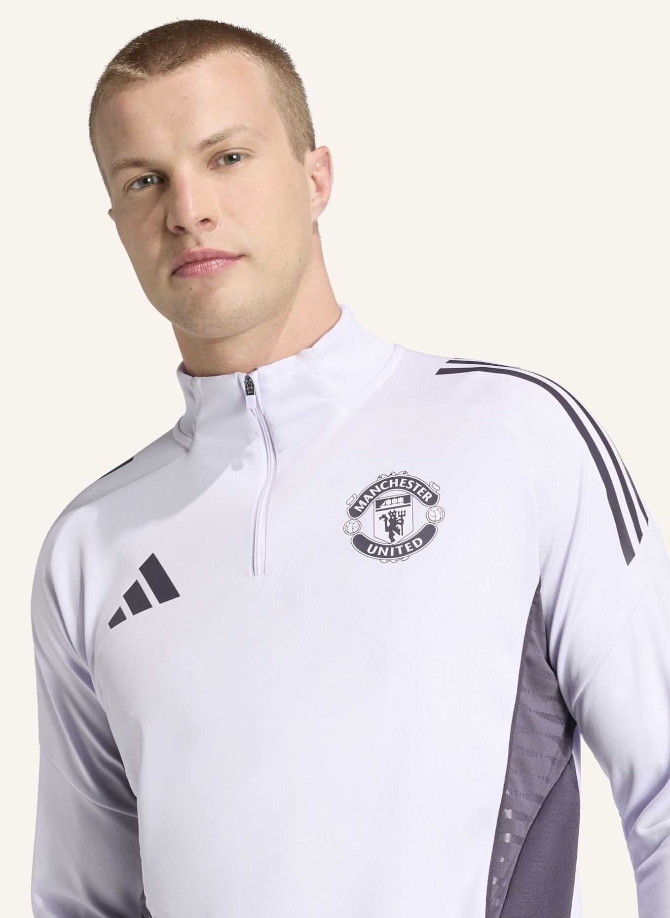 adidas MANCHESTER UNITED TIRO 25 COMPETITION TRAININGSOBERTEIL: LILA/ SCHWARZ