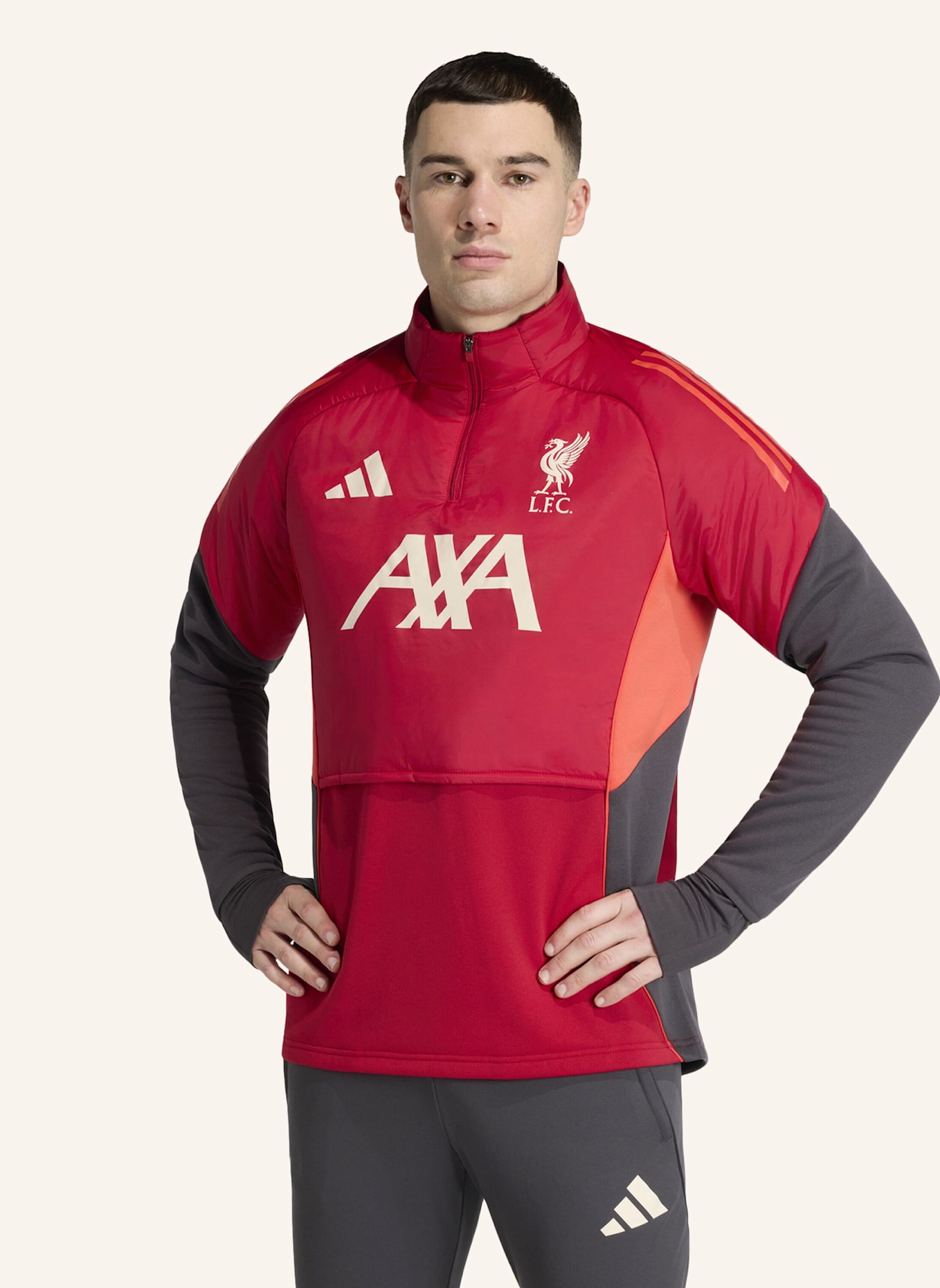 adidas LIVERPOOL FC TIRO 25 COMPETITION WINTERIZED TOP: ROT