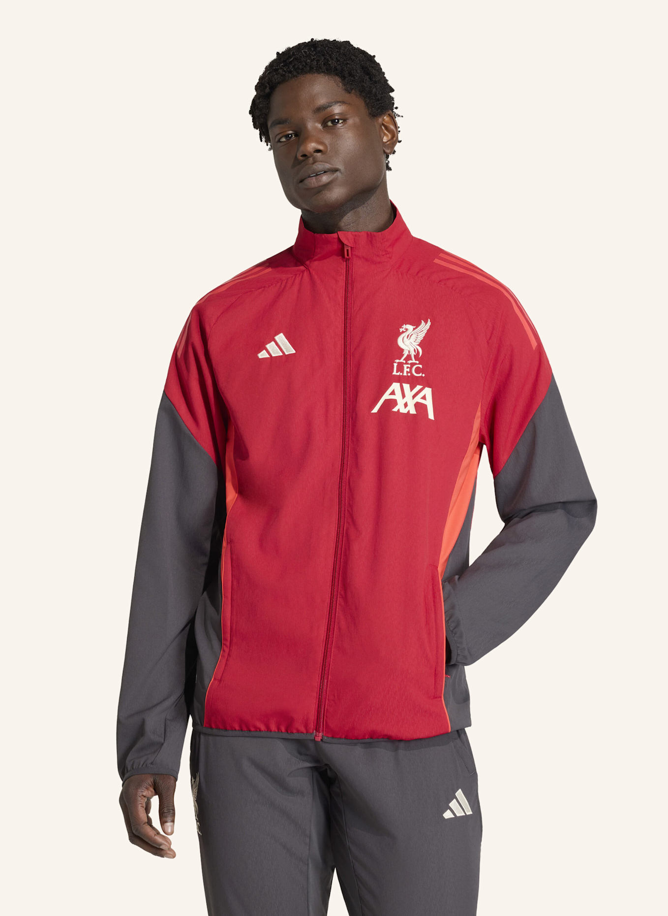 adidas FC LIVERPOOL TIRO 25 COMPETITION PRÄSENTATIONSJACKE: ROT