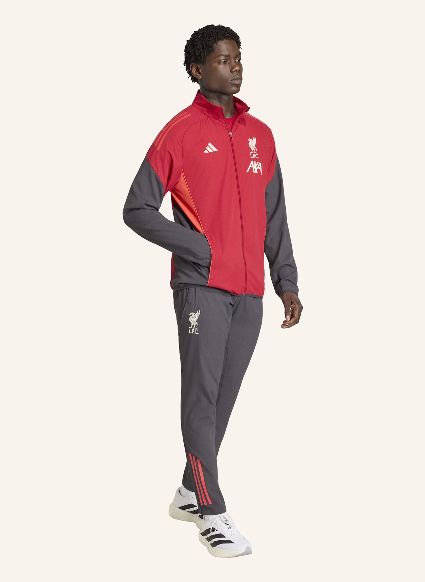 adidas FC LIVERPOOL TIRO 25 COMPETITION PRÄSENTATIONSJACKE: ROT