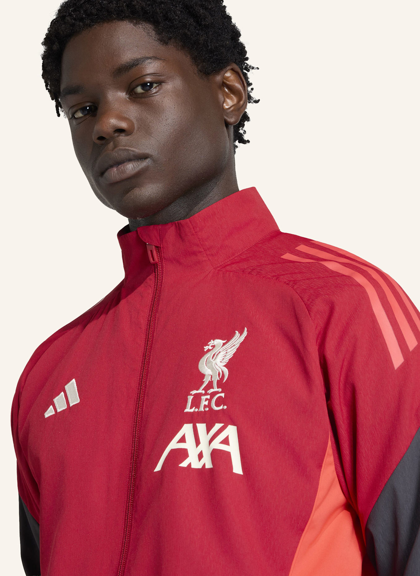 adidas FC LIVERPOOL TIRO 25 COMPETITION PRÄSENTATIONSJACKE: ROT