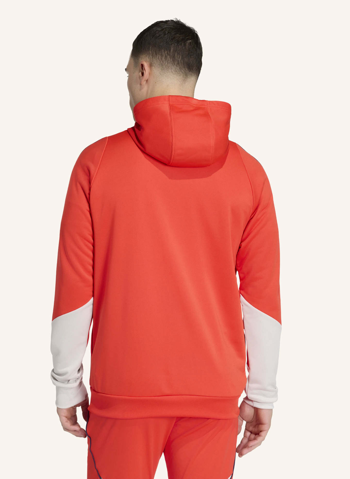 adidas FC BAYERN 25/26 SWEAT HOODIE: ROT