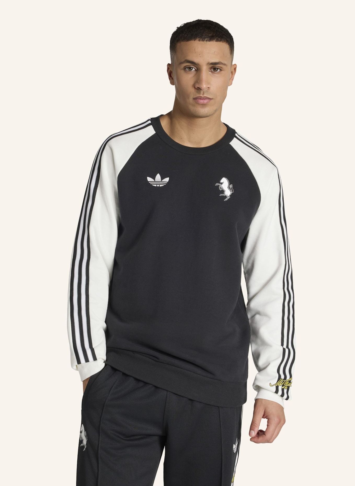 adidas JUVENTUS TURIN FC ORIGINALS SWEATSHIRT: SCHWARZ