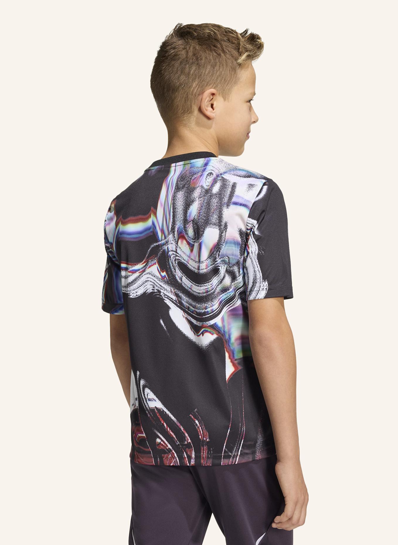 adidas MANCHESTER UNITED 25/26 KIDS PRE-MATCH SHIRT: SCHWARZ/ WEISS/ ROT