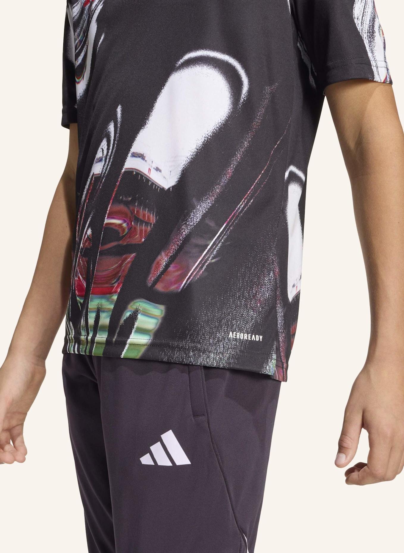 adidas MANCHESTER UNITED 25/26 KIDS PRE-MATCH SHIRT: SCHWARZ/ WEISS/ ROT