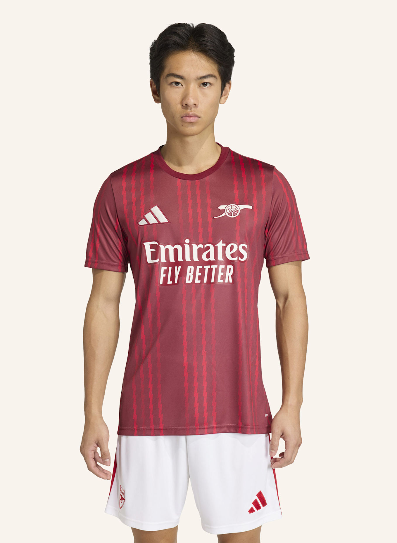 adidas ARSENAL FC 26 PRE-MATCH SHIRT: ROT
