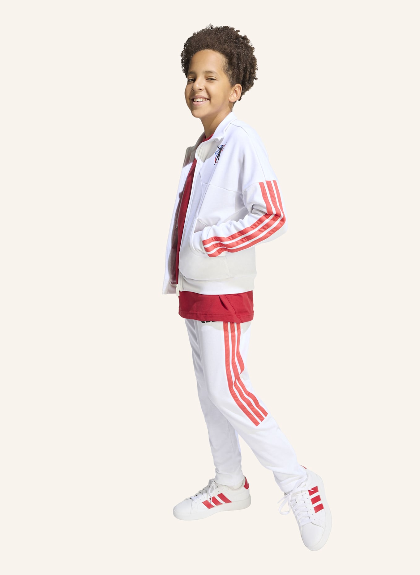 adidas JUDE BELLINGHAM KIDS TRACK TOP: WEISS
