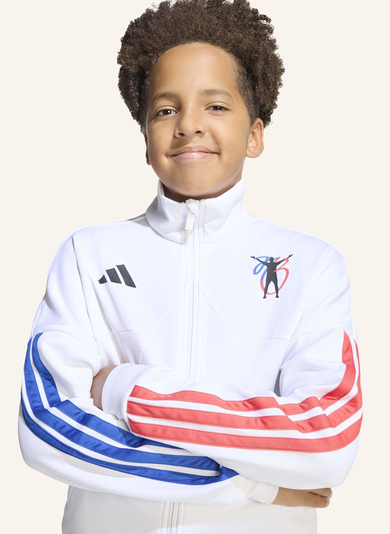 adidas JUDE BELLINGHAM KIDS TRACK TOP: WEISS