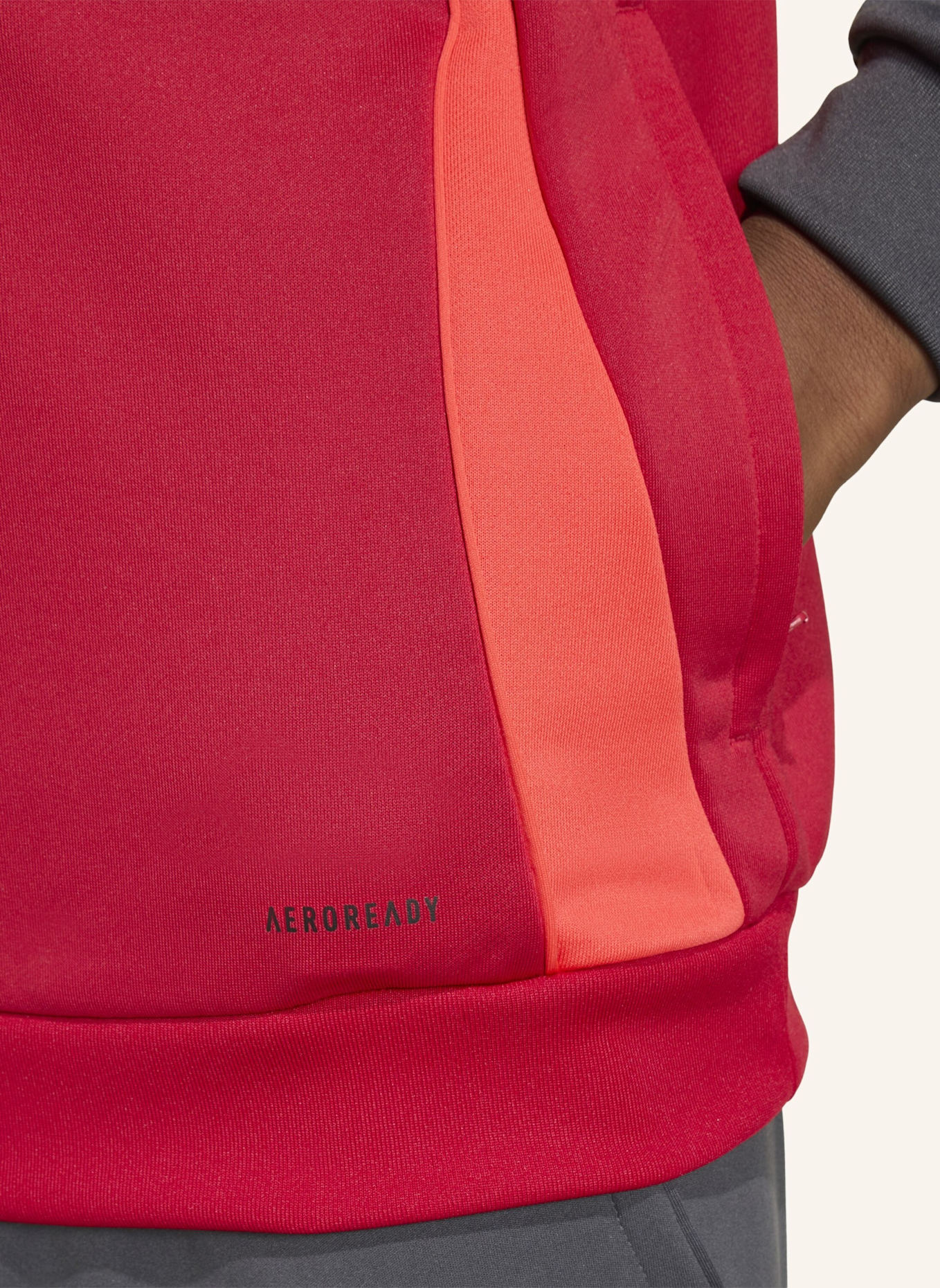 adidas FC LIVERPOOL TIRO 25 COMPETITION TRAINING KAPUZENJACKE FÜR KINDER: ROT