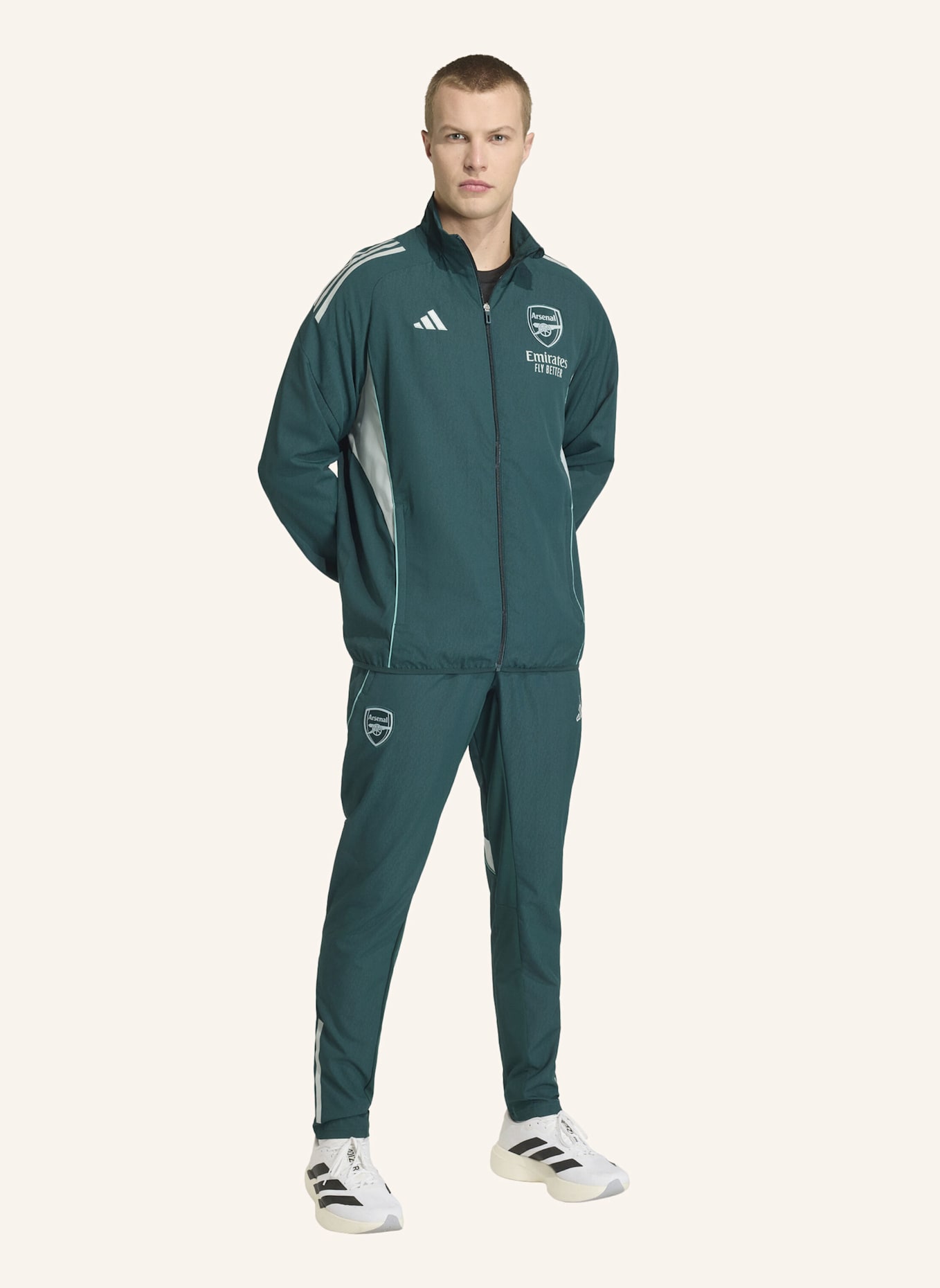 adidas FC ARSENAL TIRO 25 COMPETITION PRÄSENTATIONSJACKE: GRÜN