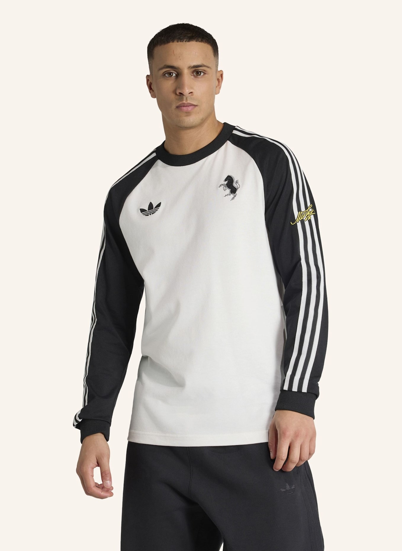 adidas JUVENTUS FC ORIGINALS LANGÄRMELIGES SHIRT: WEISS