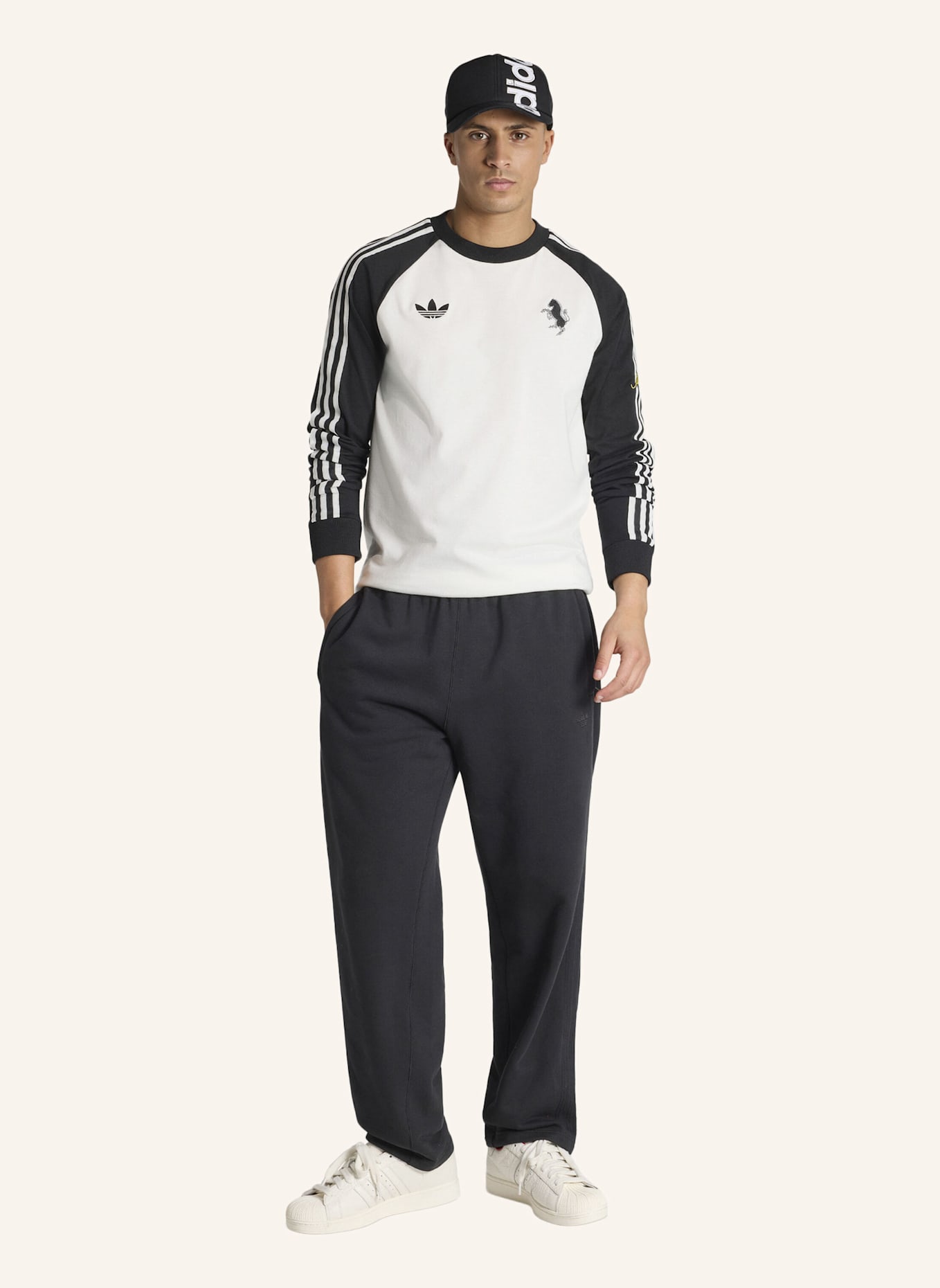 adidas JUVENTUS FC ORIGINALS LANGÄRMELIGES SHIRT: WEISS