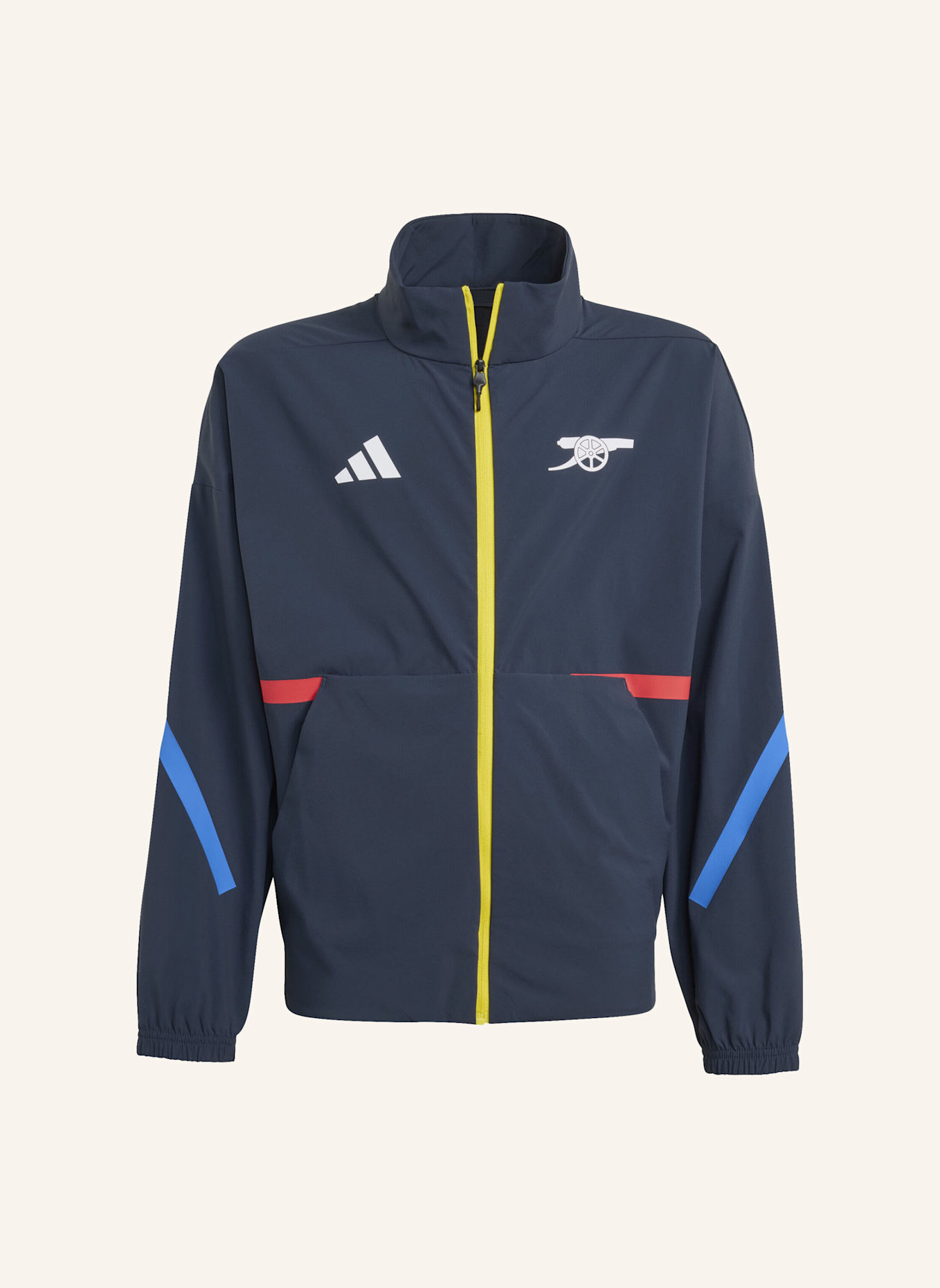 adidas ARSENAL FC Z.N.E. ANTHEM KIDS JACKE: BLAU