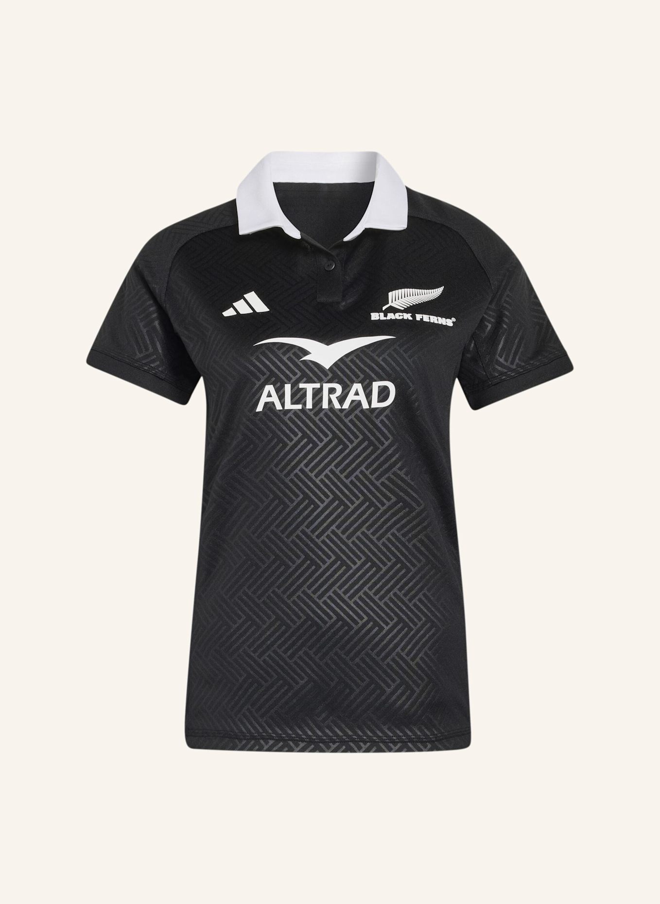 adidas BLACK FERNS HEIMTRIKOT FRAUEN: SCHWARZ