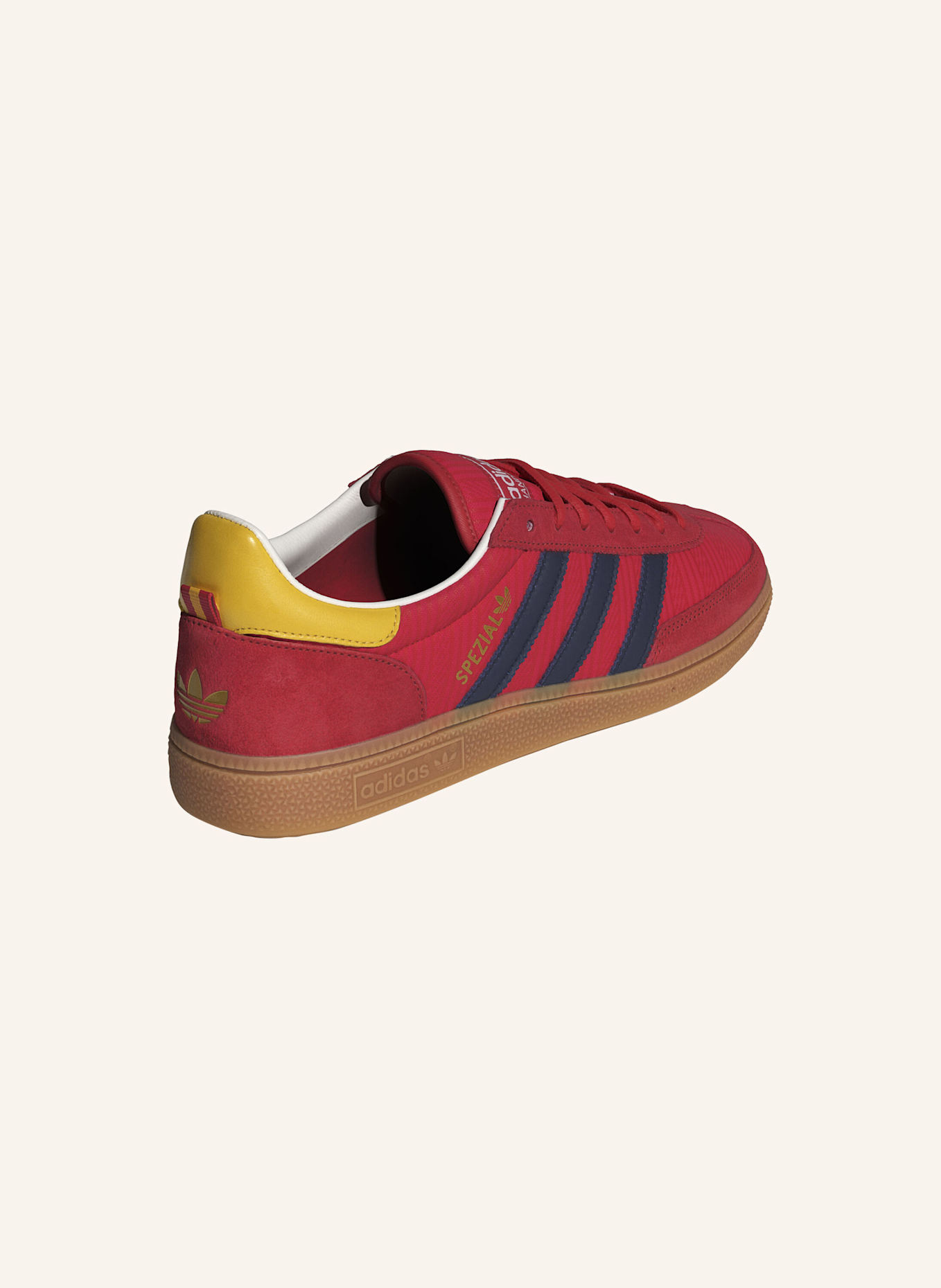 adidas Originals HANDBALL SPEZIAL SCHUH: ROT/ BLAU/ GOLD