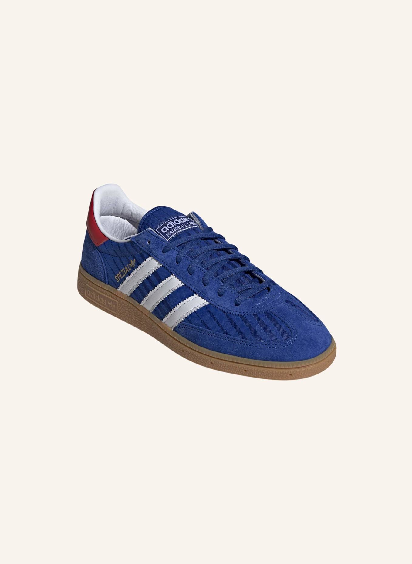 adidas Originals HANDBALL SPEZIAL SCHUH: BLAU/ ROT/ WEISS