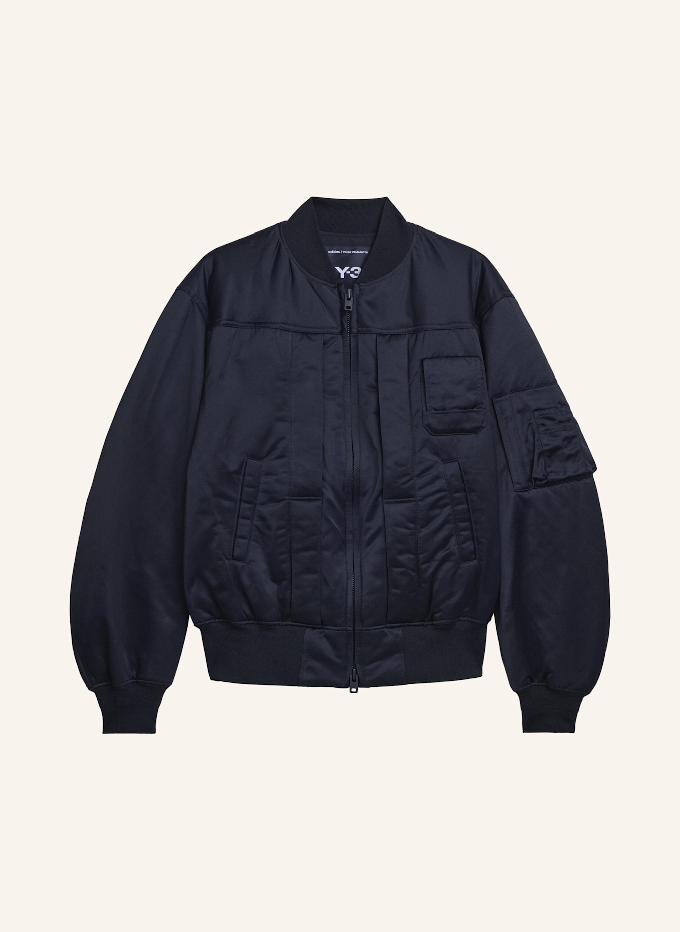 Y-3 Y-3 BOMBERJACKE: SCHWARZ