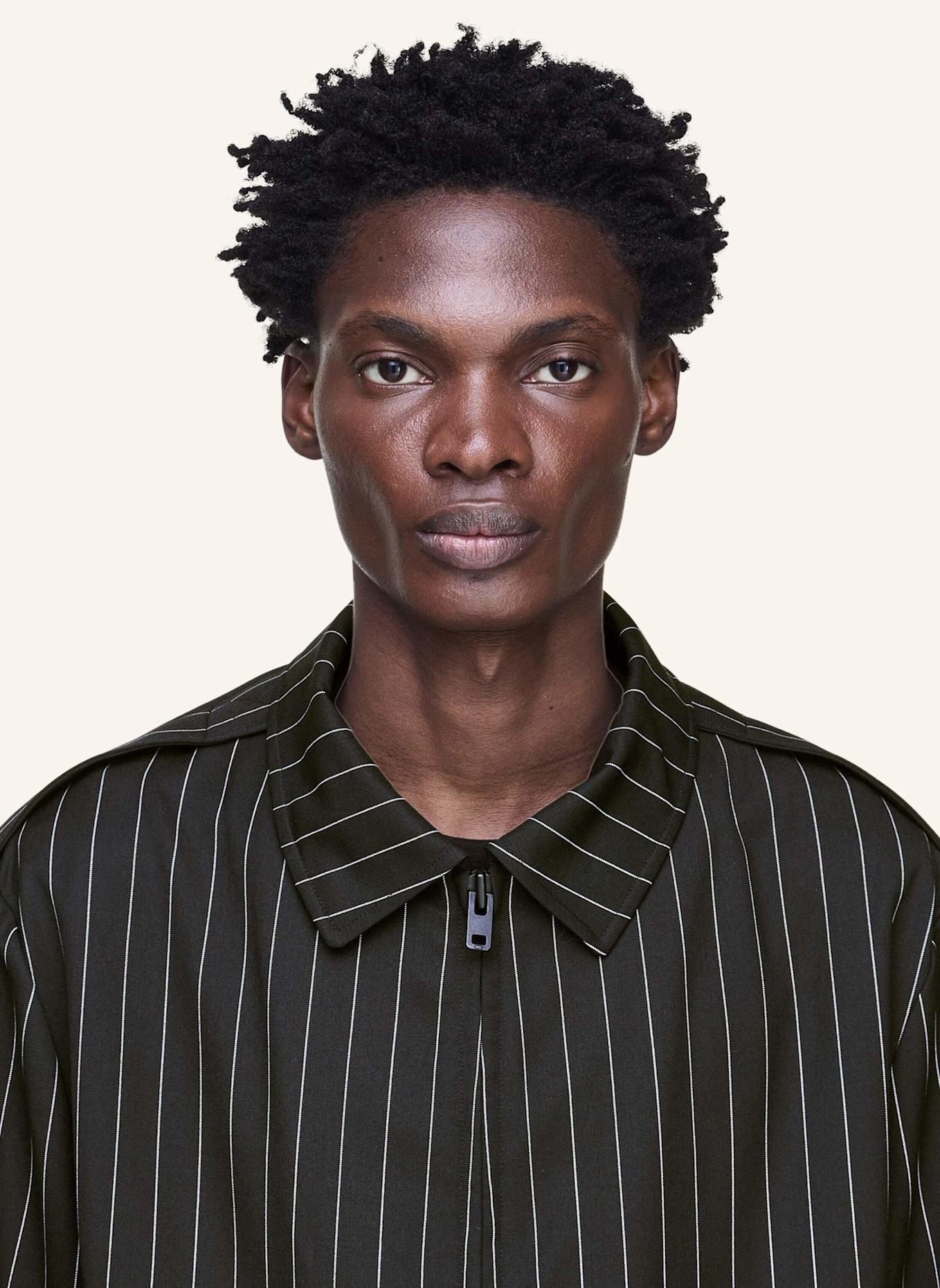 Y-3 Y-3 REFINED WOOL UT BLOUSON: SCHWARZ/ CREME