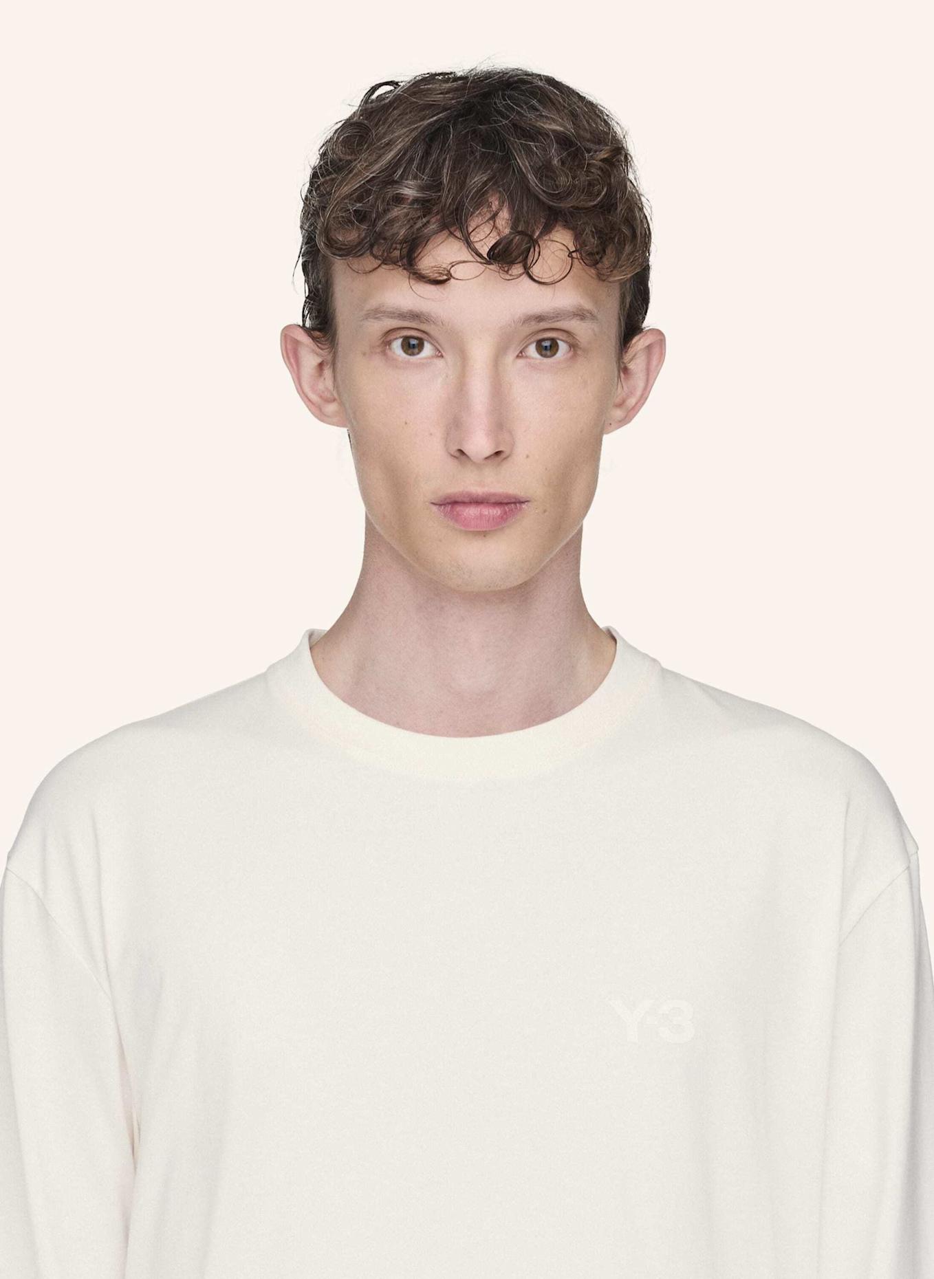 Y-3 Y-3 LOGO LANGARMSHIRT: WEISS