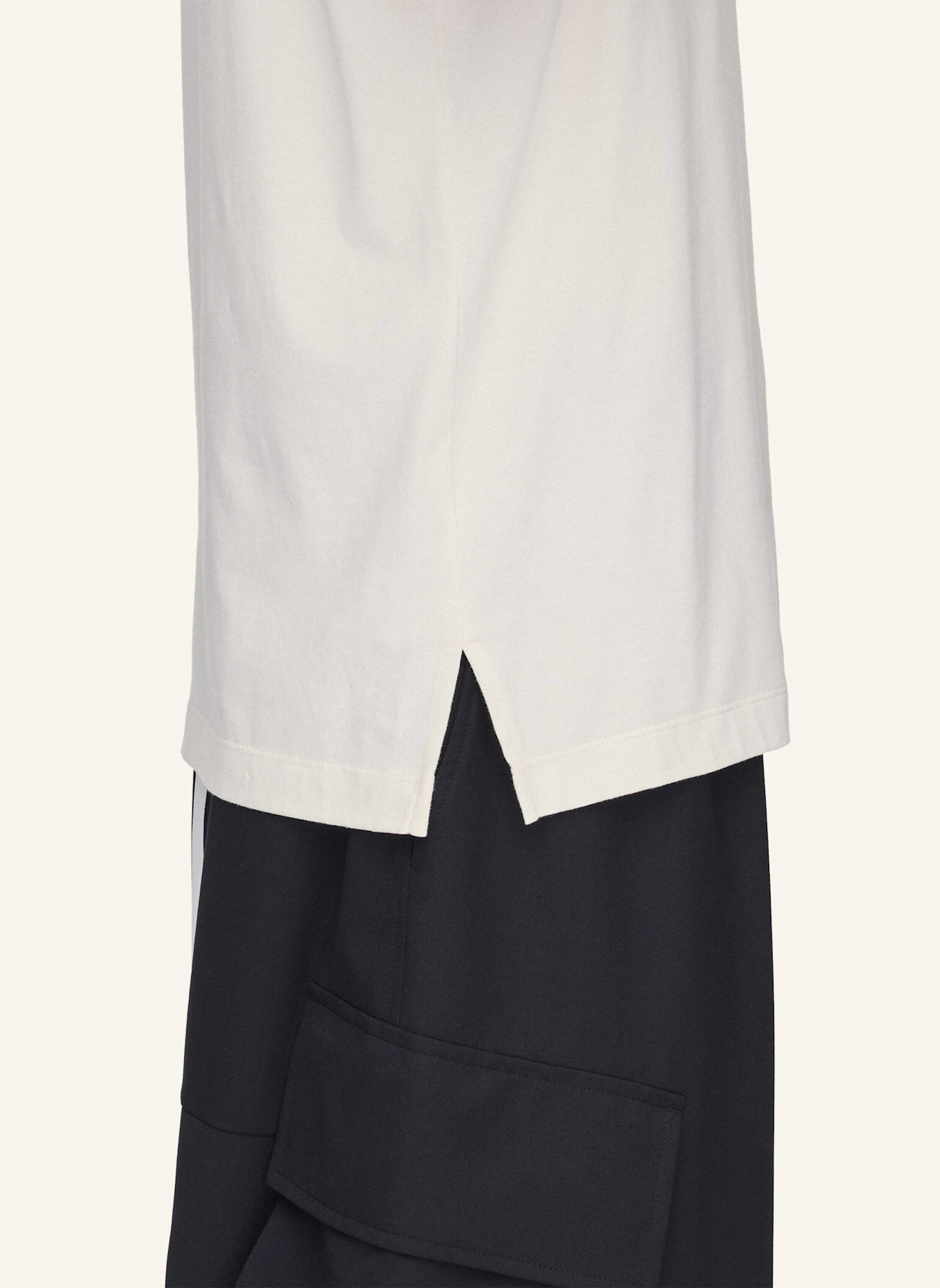 Y-3 Y-3 LOGO LANGARMSHIRT: WEISS