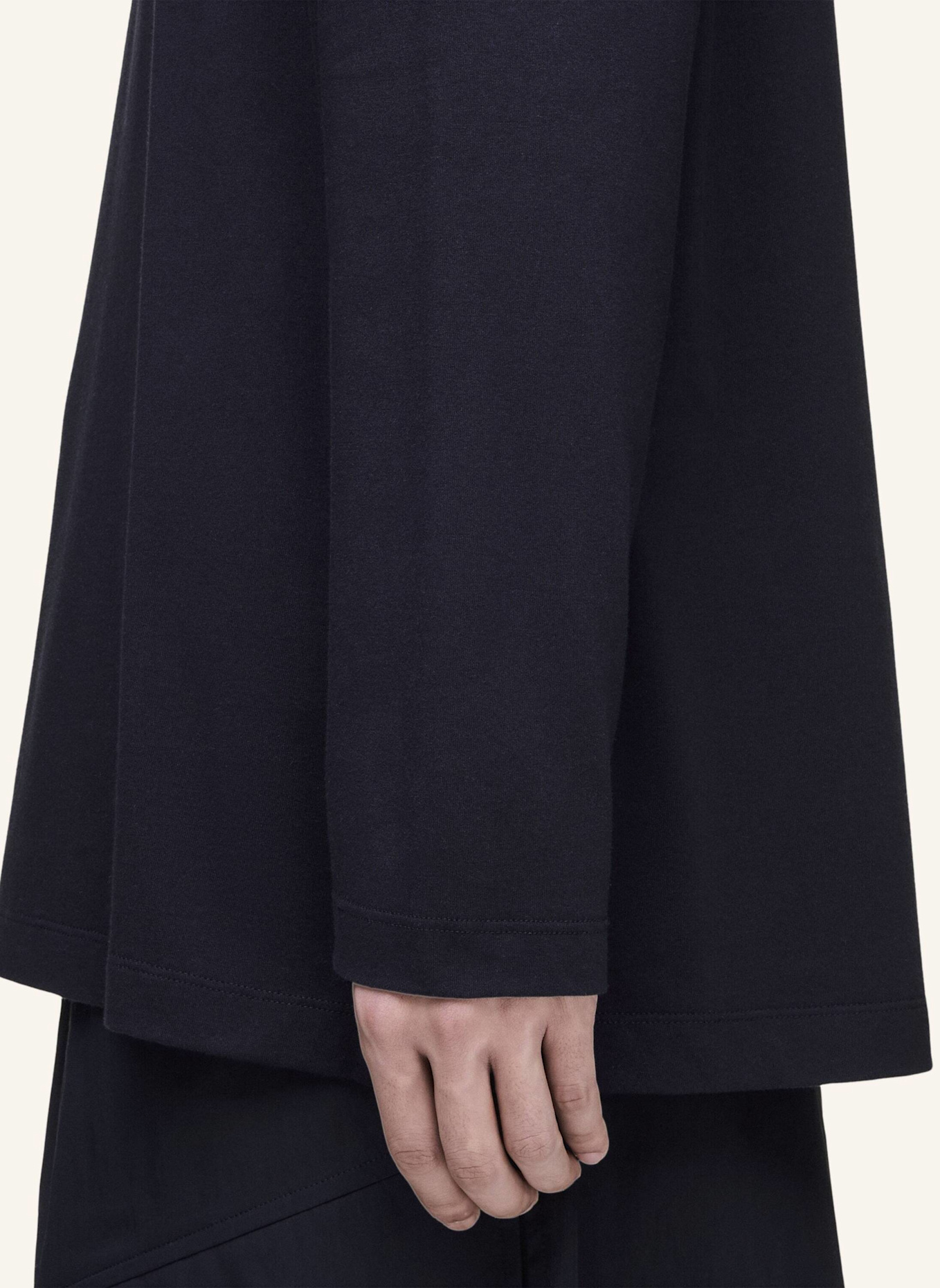 Y-3 Y-3 LOGO LANGARMSHIRT: SCHWARZ