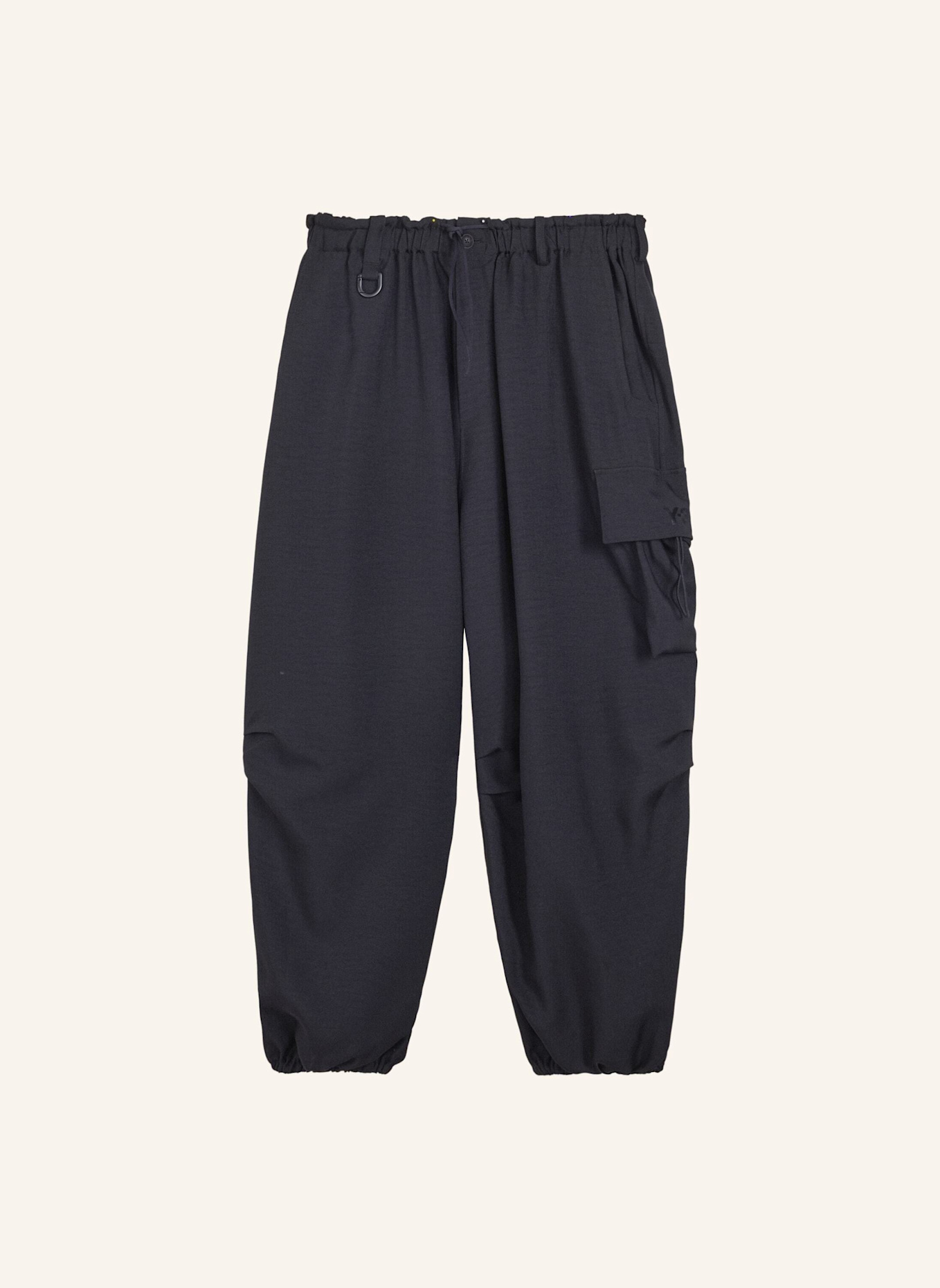 Y-3 Y-3 SPORT UNIFORM WEITE CARGOHOSE: SCHWARZ