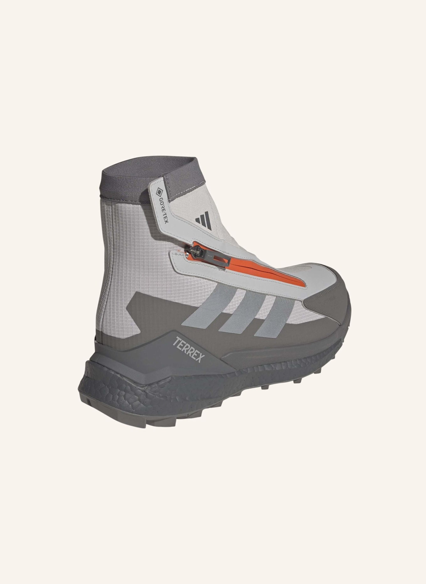 adidas TERREX TERREX FREE HIKER 2 GTX CLIMAWARM+ WANDERSCHUH: GRAU/ SILBER