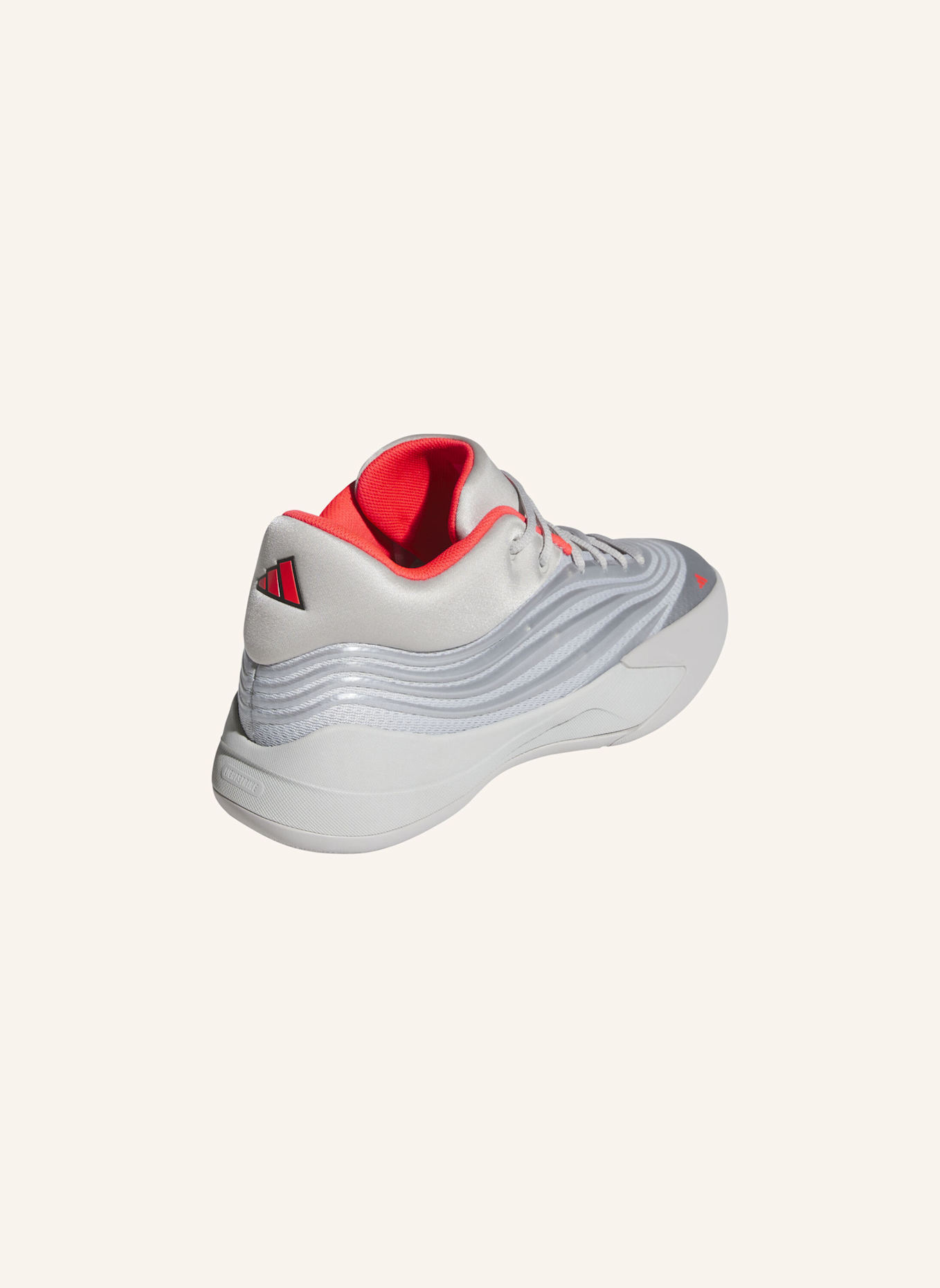 adidas DAME X SCHUHE: SILBER/ GRAU/ ROT