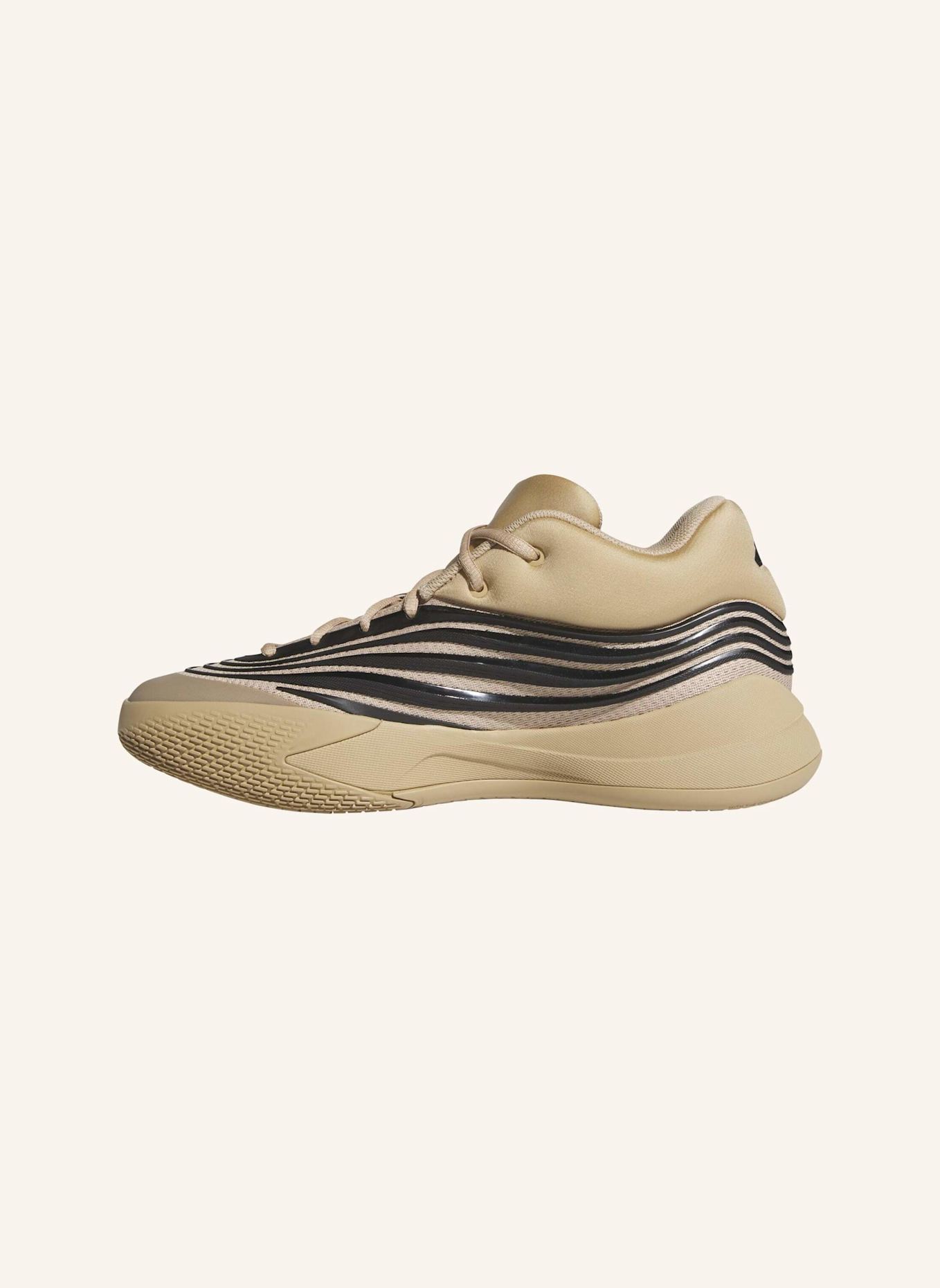 adidas Basketballschuhe DAME X: BEIGE/ SCHWARZ/ GELB