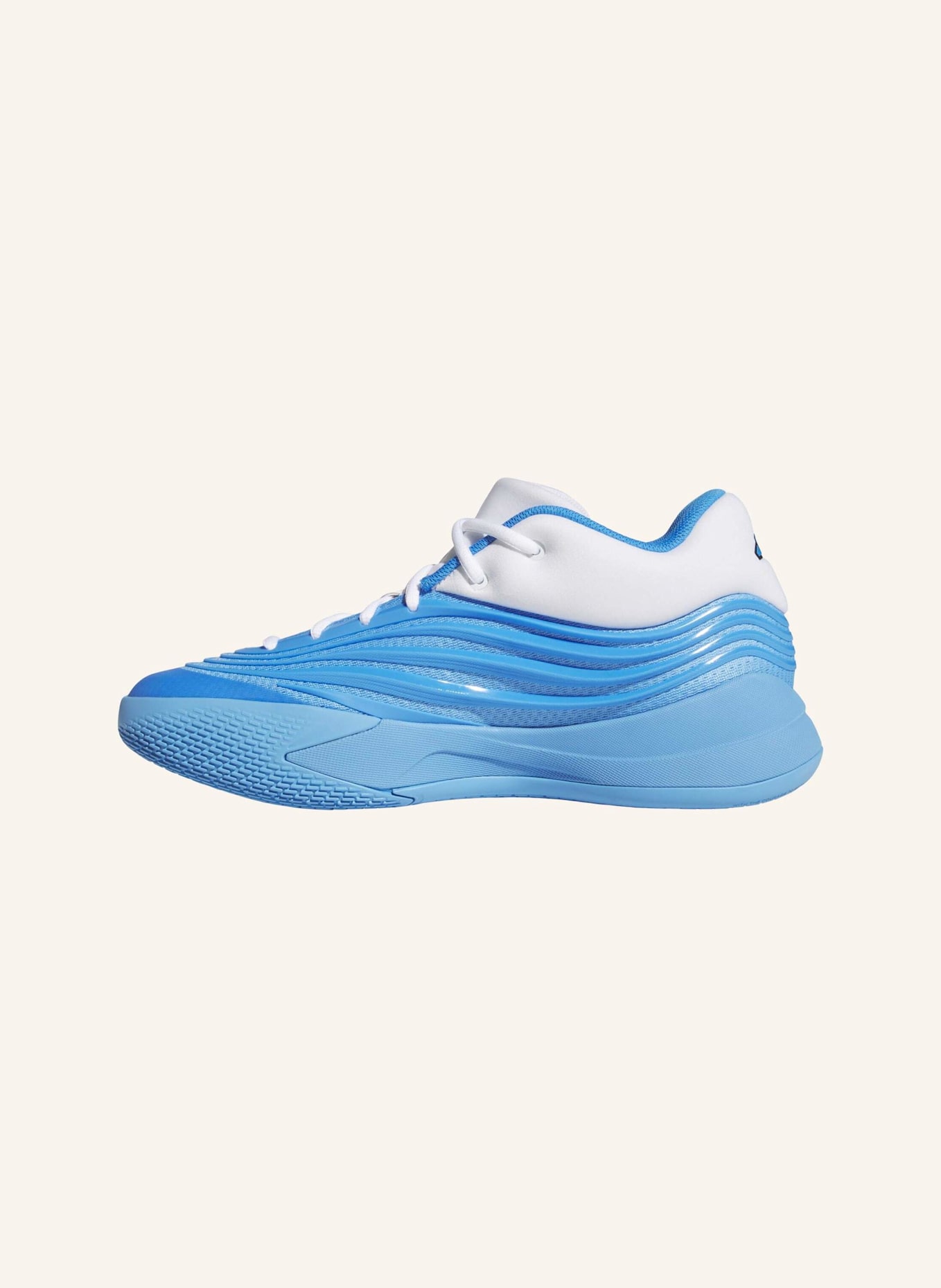 adidas Basketballschuhe DAME X: BLAU/ WEISS